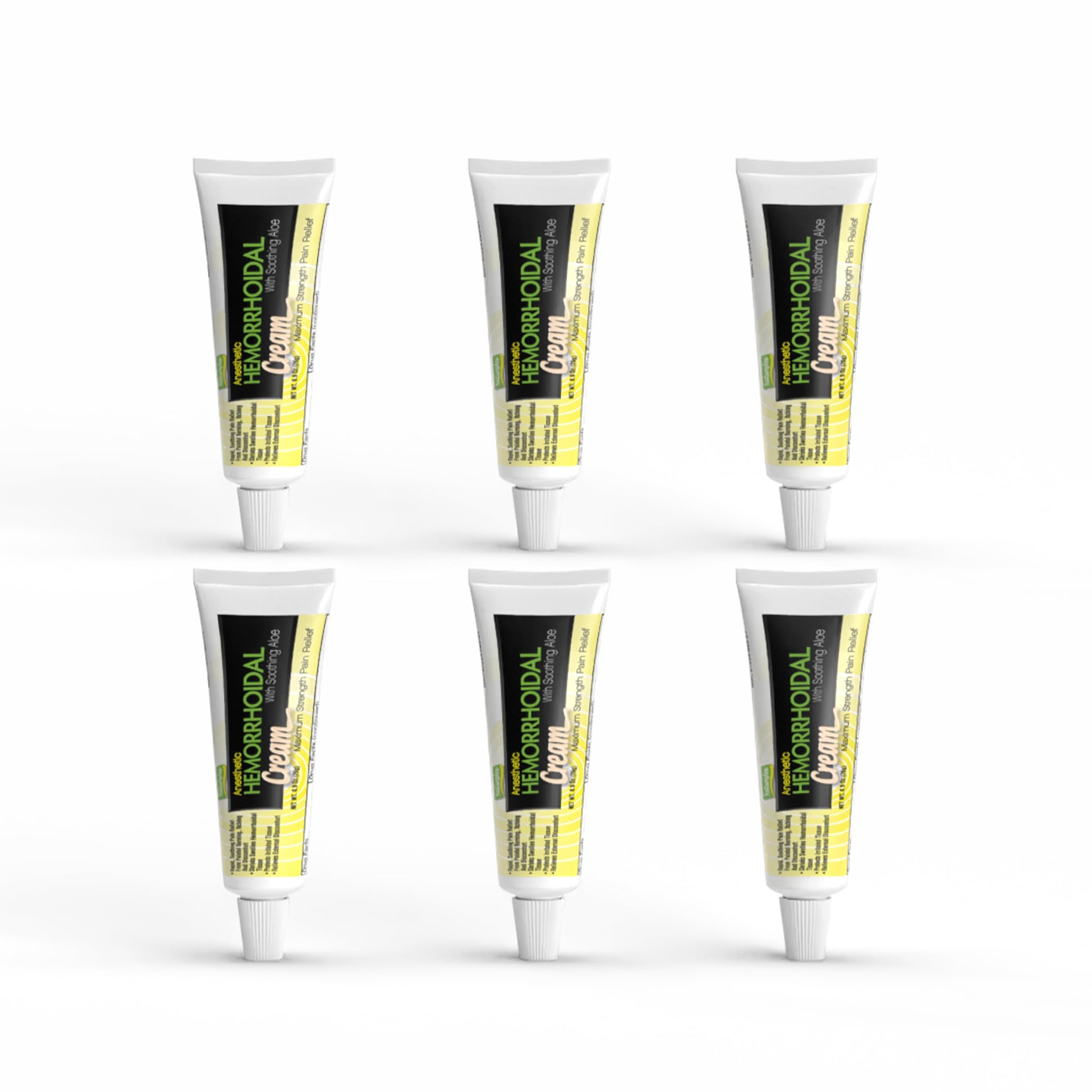 Natureplex Hemorrhoidal Cream for Itching, Burning and Discomfort Relief, 0.9 oz (Pack of 6) - Made in USA Natureplex Au supplements
