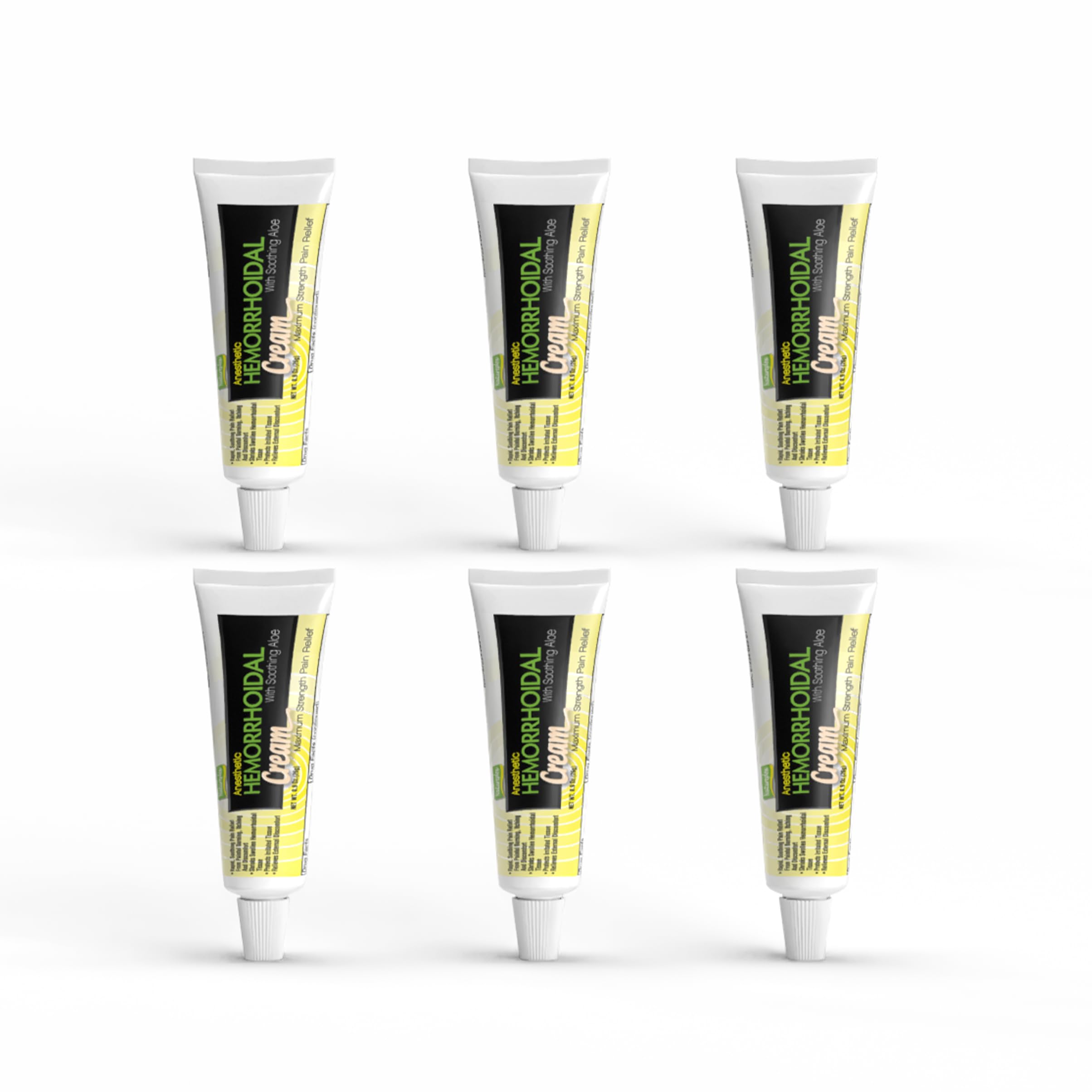 Natureplex Hemorrhoidal Cream for Itching, Burning and Discomfort Relief, 0.9 oz (Pack of 6) - Made in USA Natureplex Au supplements