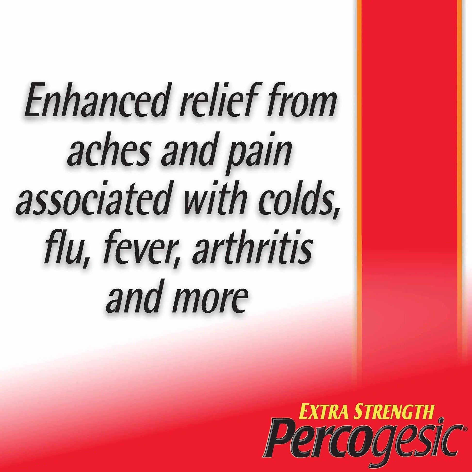 Percogesic Extra Strength Acetaminophen & Diphenhydramine Pain Relief, Fast-Acting Aspirin-Free Fever Reducer & Antihistamine, 60 Count Percogesic Au supplements
