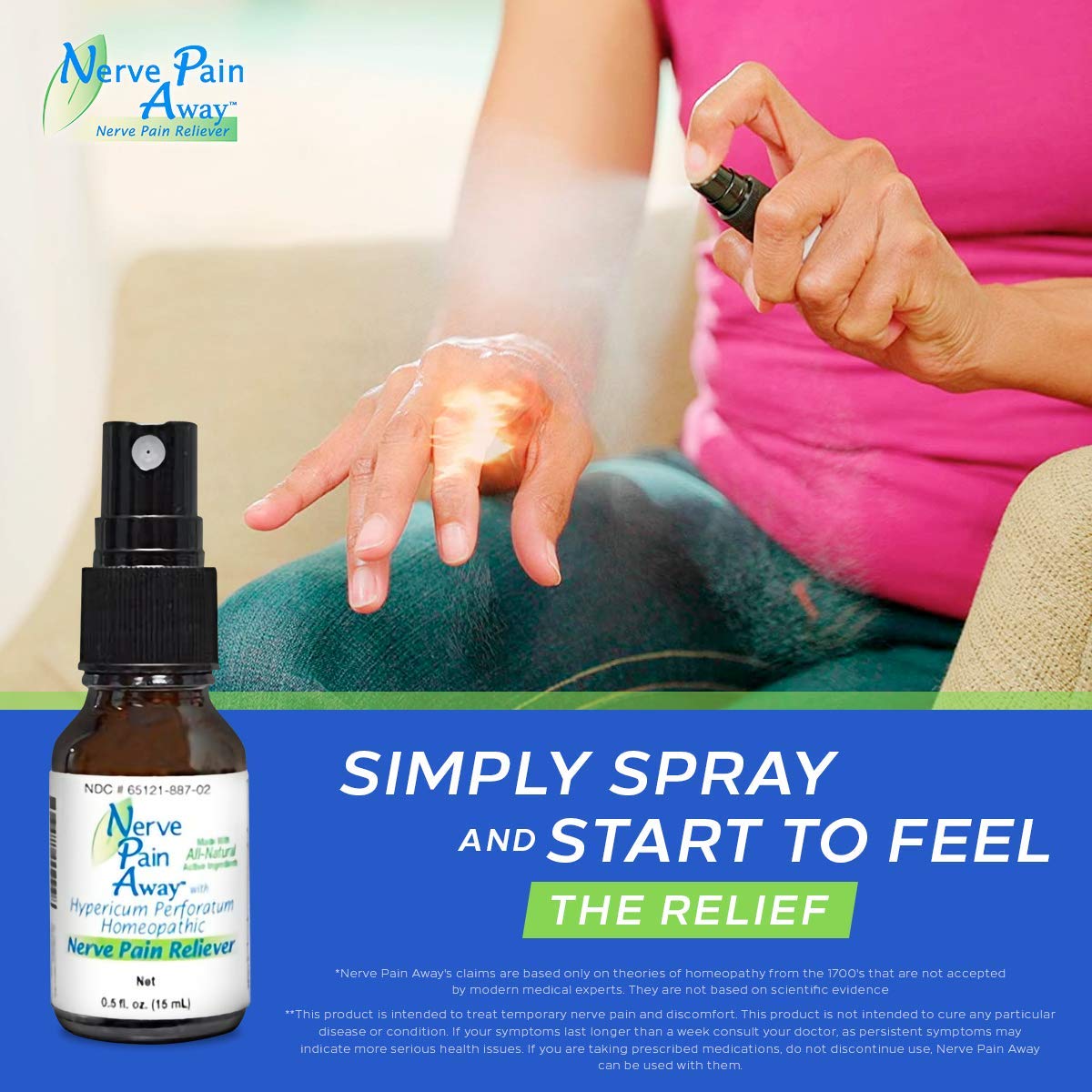 Nerve Pain Away – Homeopathic Topical Spray for Temporary Nerve Pain Relief in Hands and Feet Nerve Pain Away Au supplements