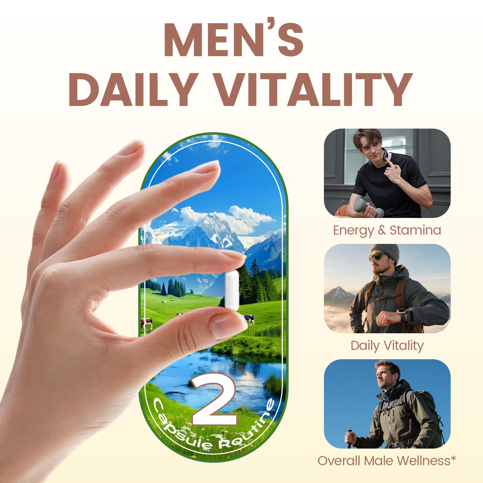 Grass Fed Beef Organ Supplement for Men - Beef Liver Capsules,Pasture Raised Beef Organs with Heart, Liver, Kidney, Spleen, Testicle & Prostate, Zinc, Selenium, Vitamin D3, Ginseng, Cordyceps HOLINFRE Au supplements