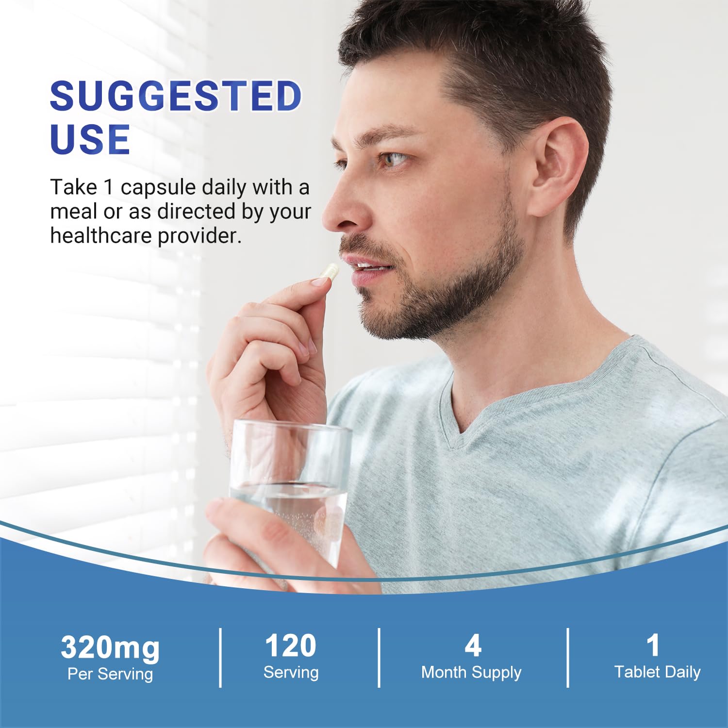 Heivy 4 in 1 Magnesium Complex with Zinc & Vitamin D3, 320mg Elemental Magnesium (Glycinate/Citrate/Gluconate/Malate), 120 Capsules (4 Months Supply), Vegan, Non-GMO, Gluten-Free, 3rd Party Tested Heivy Au supplements