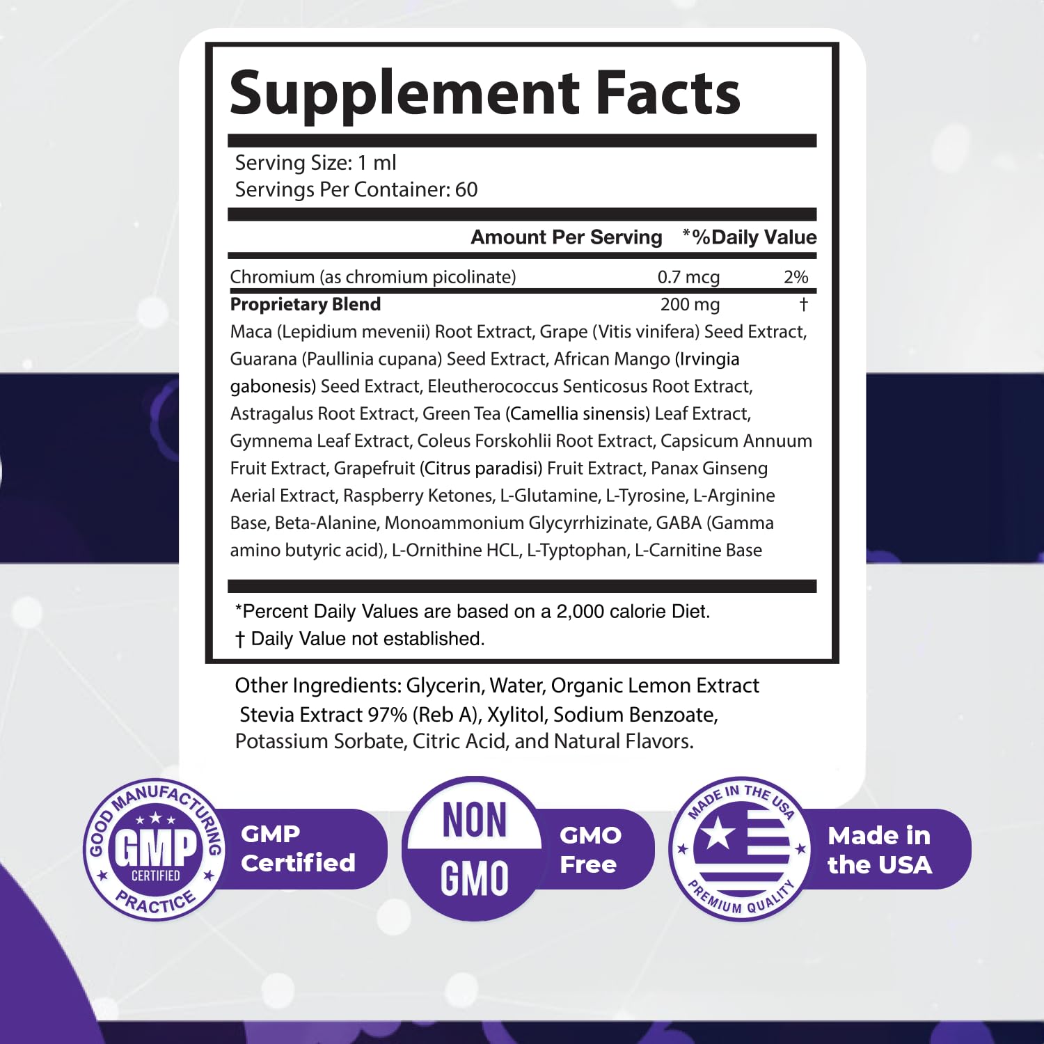 GlycoPezil – Daily Liquid Botanical Supplement with Chromium, Maca Root, Ginseng & Plant Extracts – Clean, Stimulant-Free Formula – GMP-Certifed, Non-GMO, Made in USA - 2 fl oz, 1 Month Supply Nature’s NutriWave Au supplements