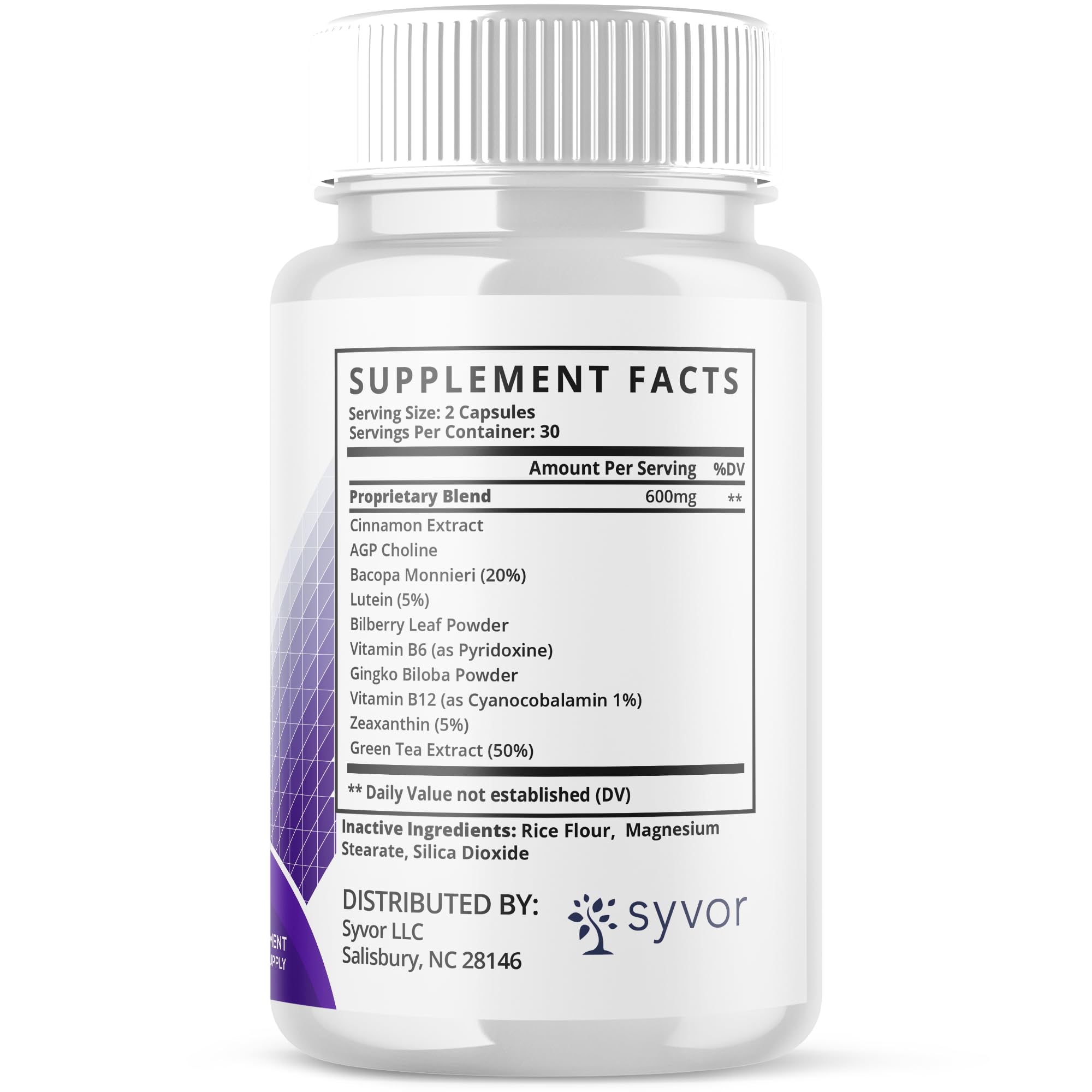 Neurocept Capsules, Official Neurocept Brain Supplement Pills with All Natural Ingredients, Advanced Formula Support Pills with Maximum Strength Premium Vitamins for Women and Men (60 Capsules) Syvor Au supplements