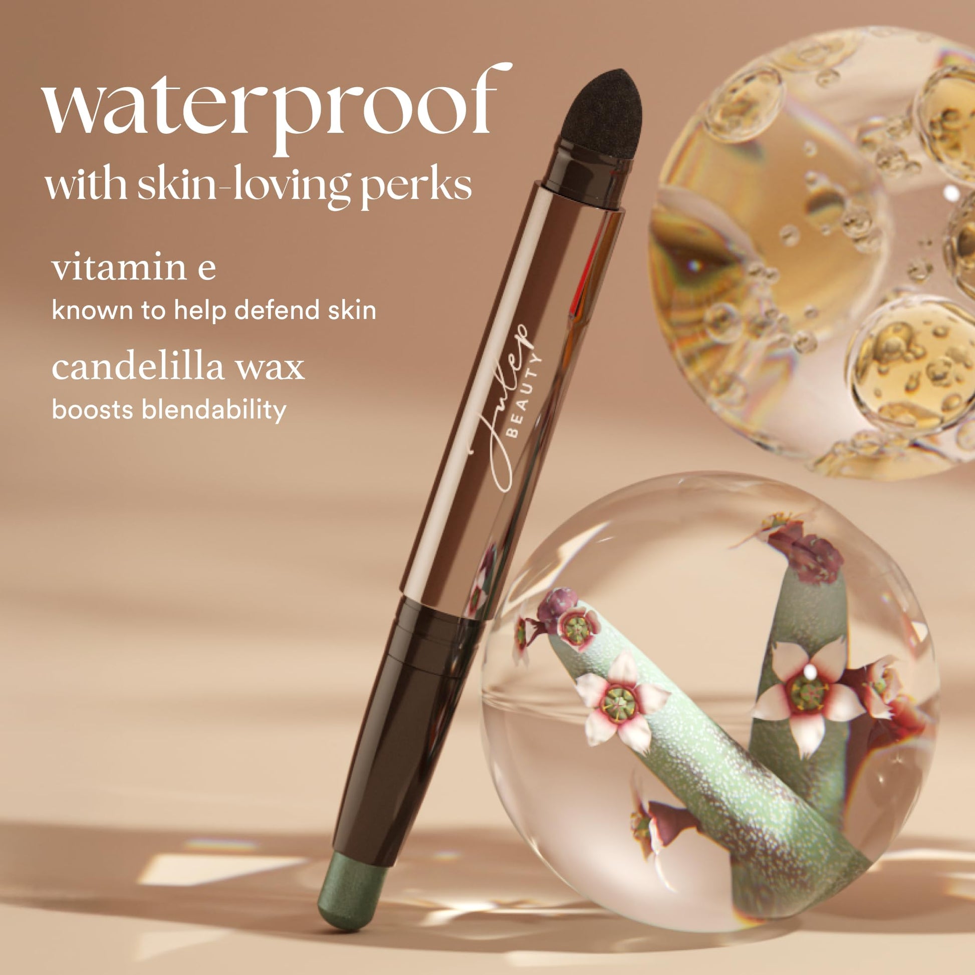Julep Eyeshadow 101 Cream-to-Powder Waterproof Shadow Stick – Sand Shimmer – Long-Lasting, Crease-Proof, Champagne Toned Shimmer Cream Eyeshadow with Built-in Smudger Julep Au supplements