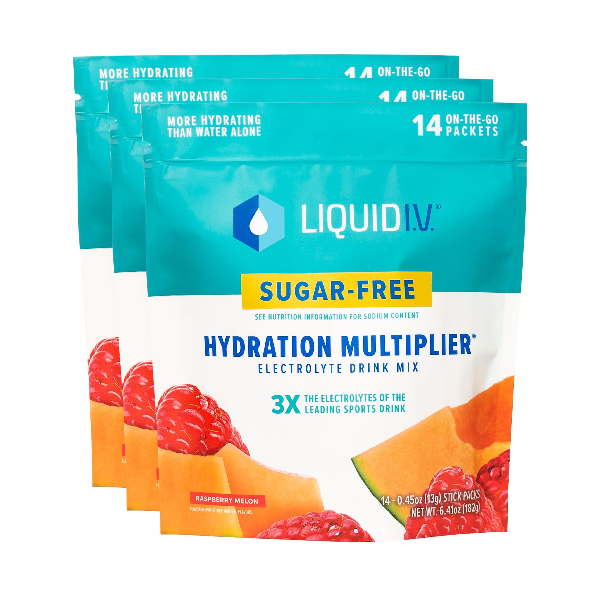 Liquid I.V. Sugar-Free Hydration Multiplier - Raspberry Melon – Hydration Powder Packets Liquid I.V. Au supplements