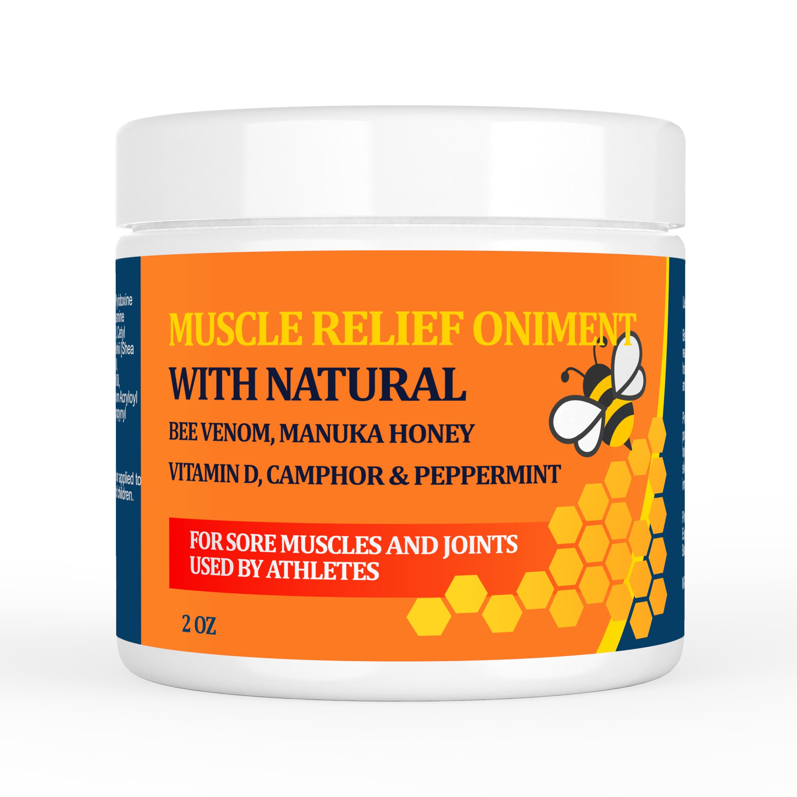 Beeswax and Honey Fast Acting Joint Muscle Bone Cream, Immediate Help for Back, Neck, Hand, Feet, Knee, Shoulder, Topical, Nerve, Plantar, Ankle, Foot Discomfort, Natural Added YOKOBBYES Au supplements