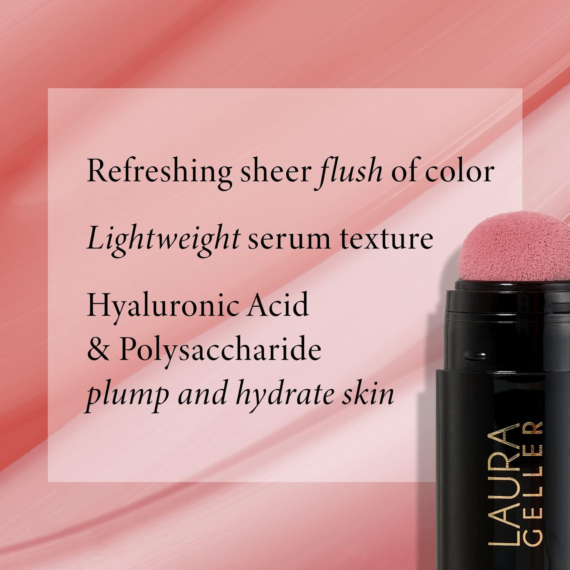 LAURA GELLER NEW YORK Serum Blush Tint, Lightweight Liquid Blush for Cheeks, Weightless Watercolor Sheer Finish, Practical Pink LAURA GELLER NEW YORK Au supplements