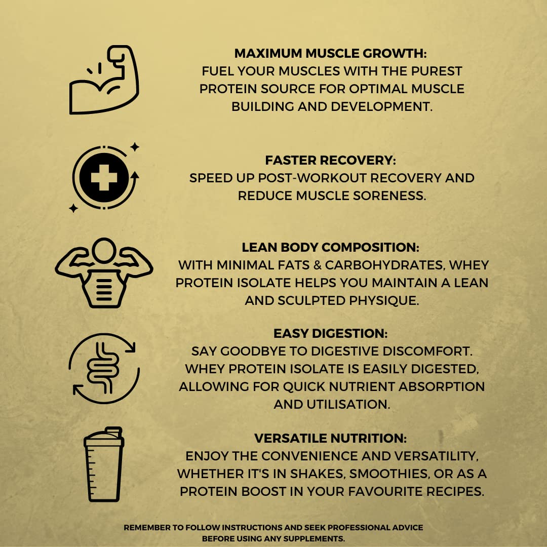 Valhalla's Champion 100% Whey Protein Isolate - 25G Protein per Serving - 30 Servings Valhalla's Champion Au supplements