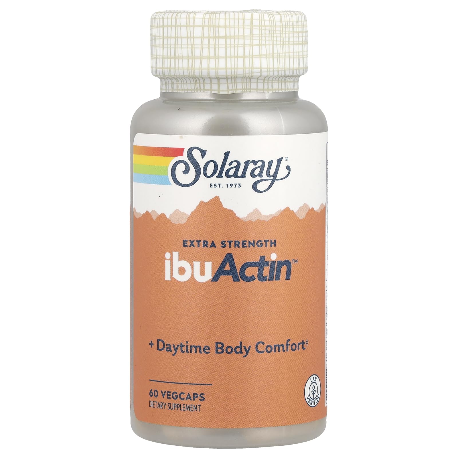 SOLARAY Ibuactin - Turmeric and Ginger Supplement for Men and Women, Body Comfort Supplement, Turmeric & Ginger Capsules - 60 Count VegCaps SOLARAY Au supplements