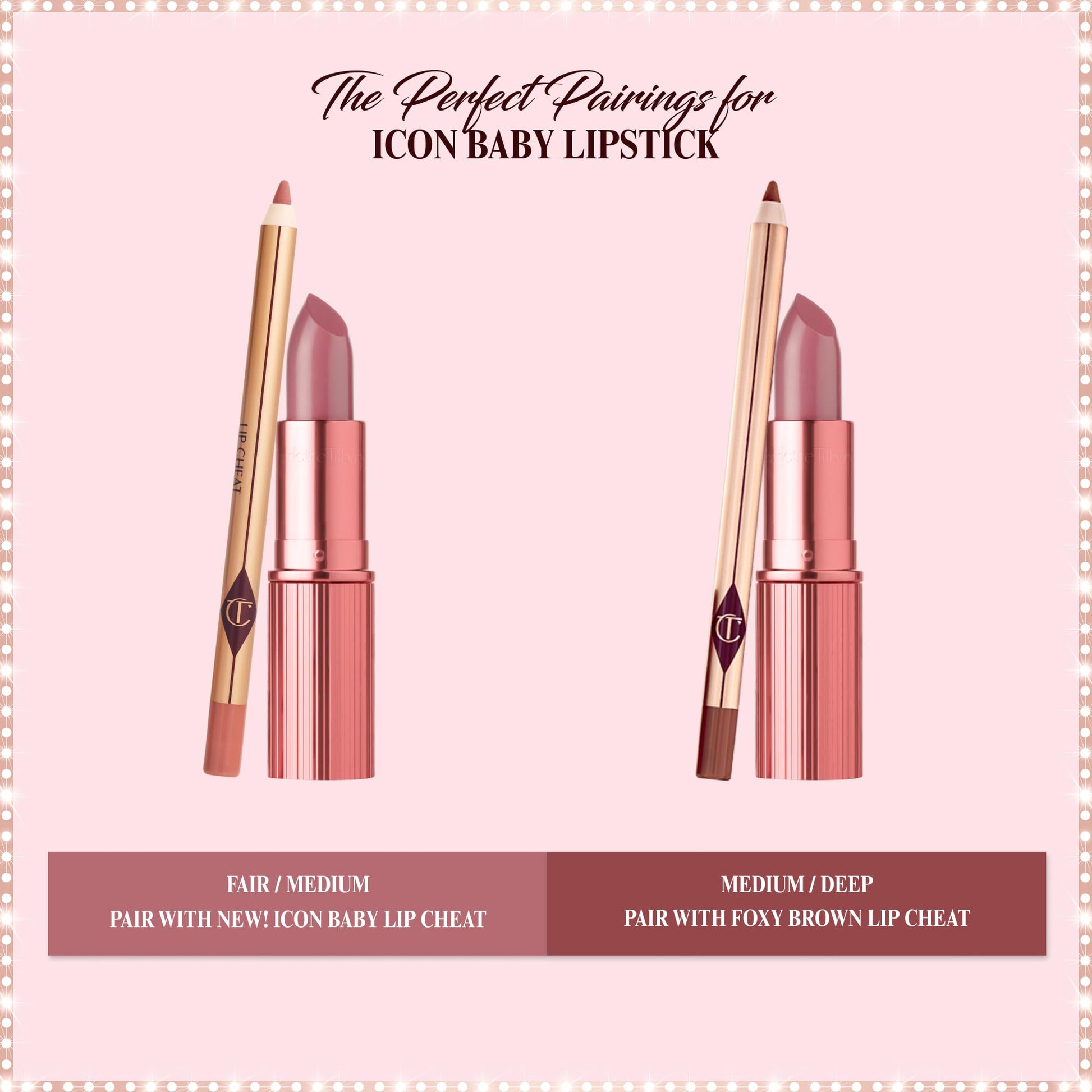 Charlotte Tilbury Lip Cheat Lip Liner Pencil - Gives Lips a Fuller-Looking, Defined Pout - Enriched with Jojoba Oil & Hyaluronic Acid - Waterproof, Smudge-Proof & Transfer-Proof - Foxy Brown Charlotte Tilbury Au supplements