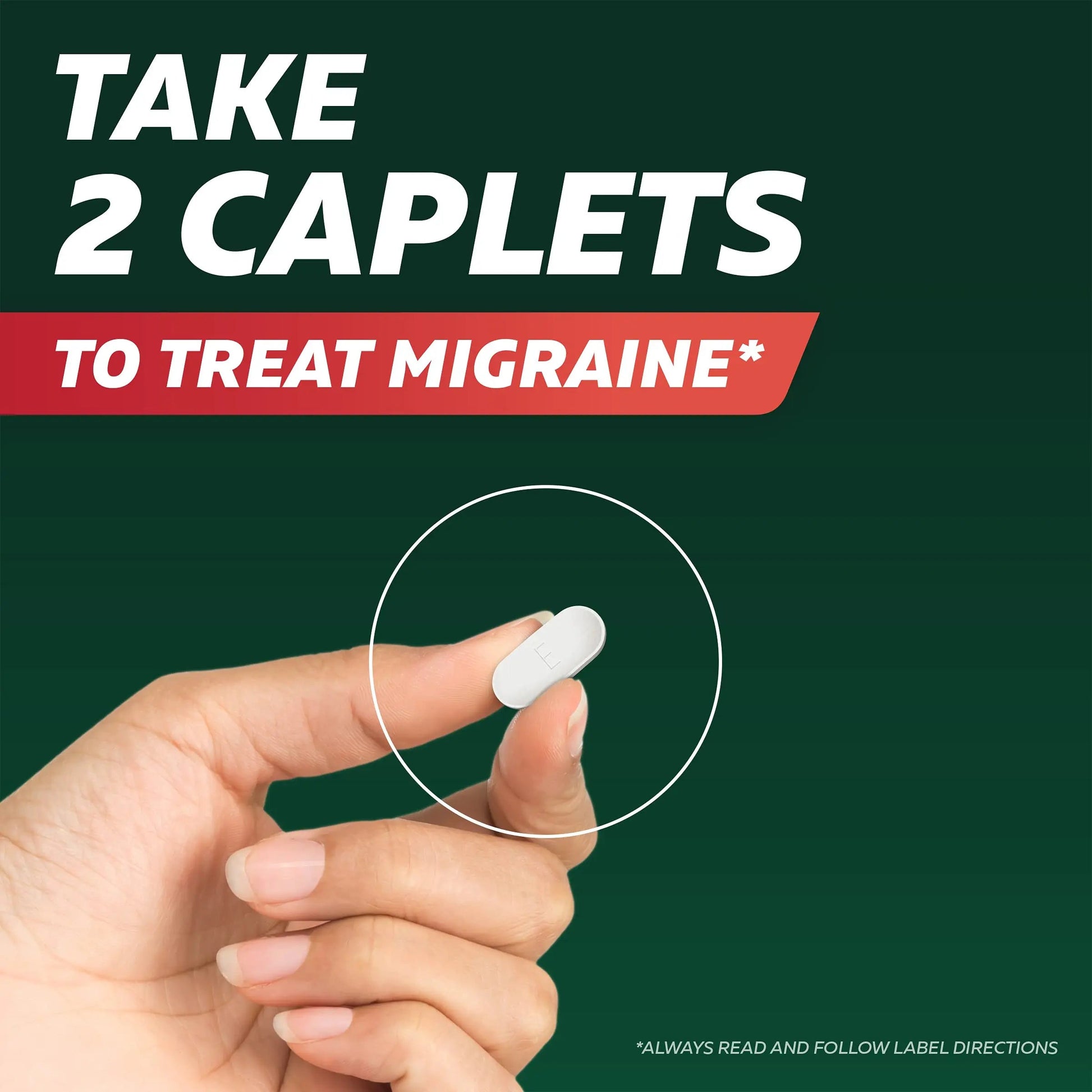 Excedrin Migraine Relief Caplets for Migraine Symptoms, Acetaminophen 250mg, Aspirin 250mg, Caffeine 65mg, Pain Reliever, 100 Count GlaxoSmithKline Au supplements