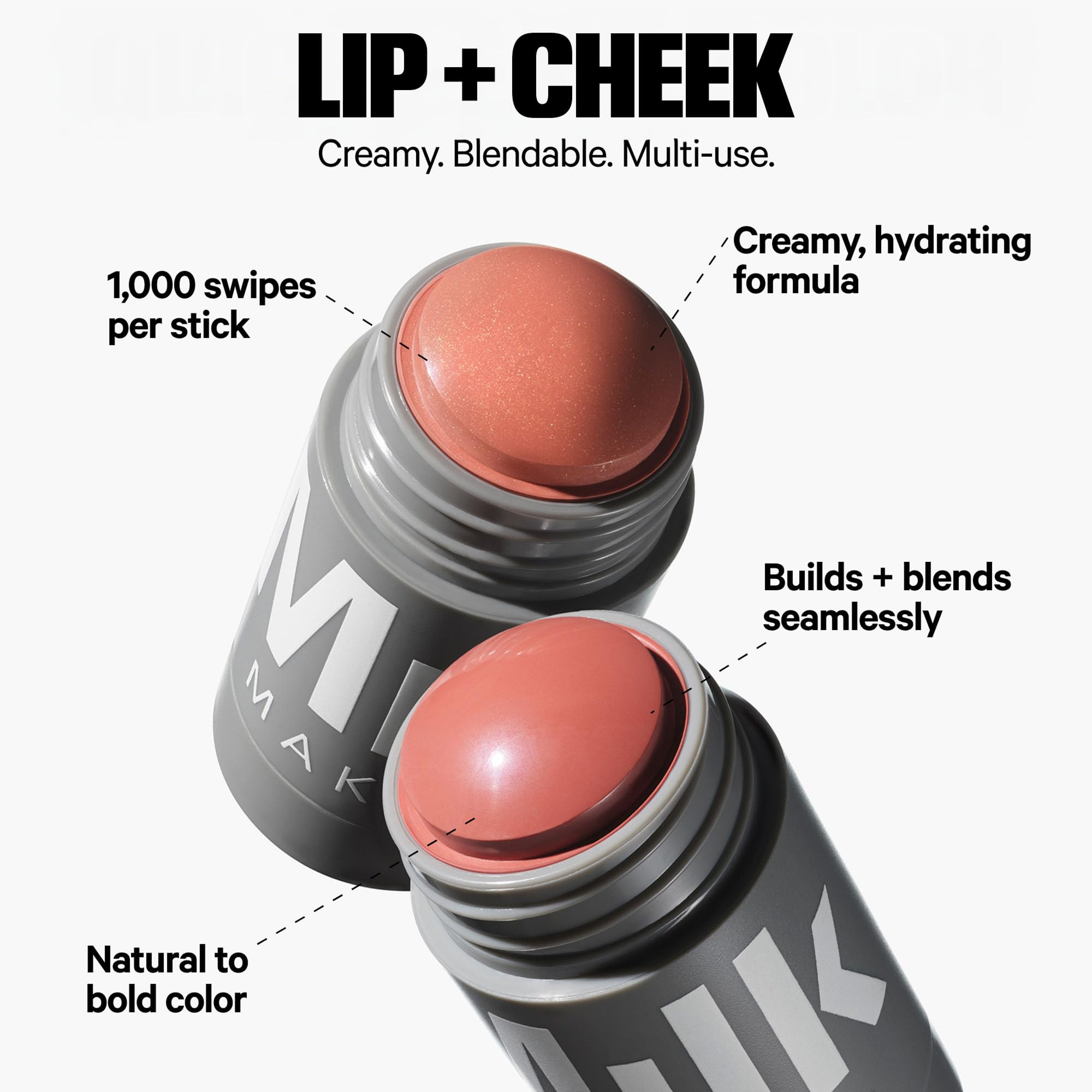 Milk Makeup Bronzer, Blush + Highlighter Set – Bronzer in Baked .19oz, Multi-Use Cream Blush + Lip Color in Werk (Dusty Rose) .21oz and Highlighter Stick in Lit (Champagne) .21oz – Hydrating Formulas Milk Makeup Au supplements
