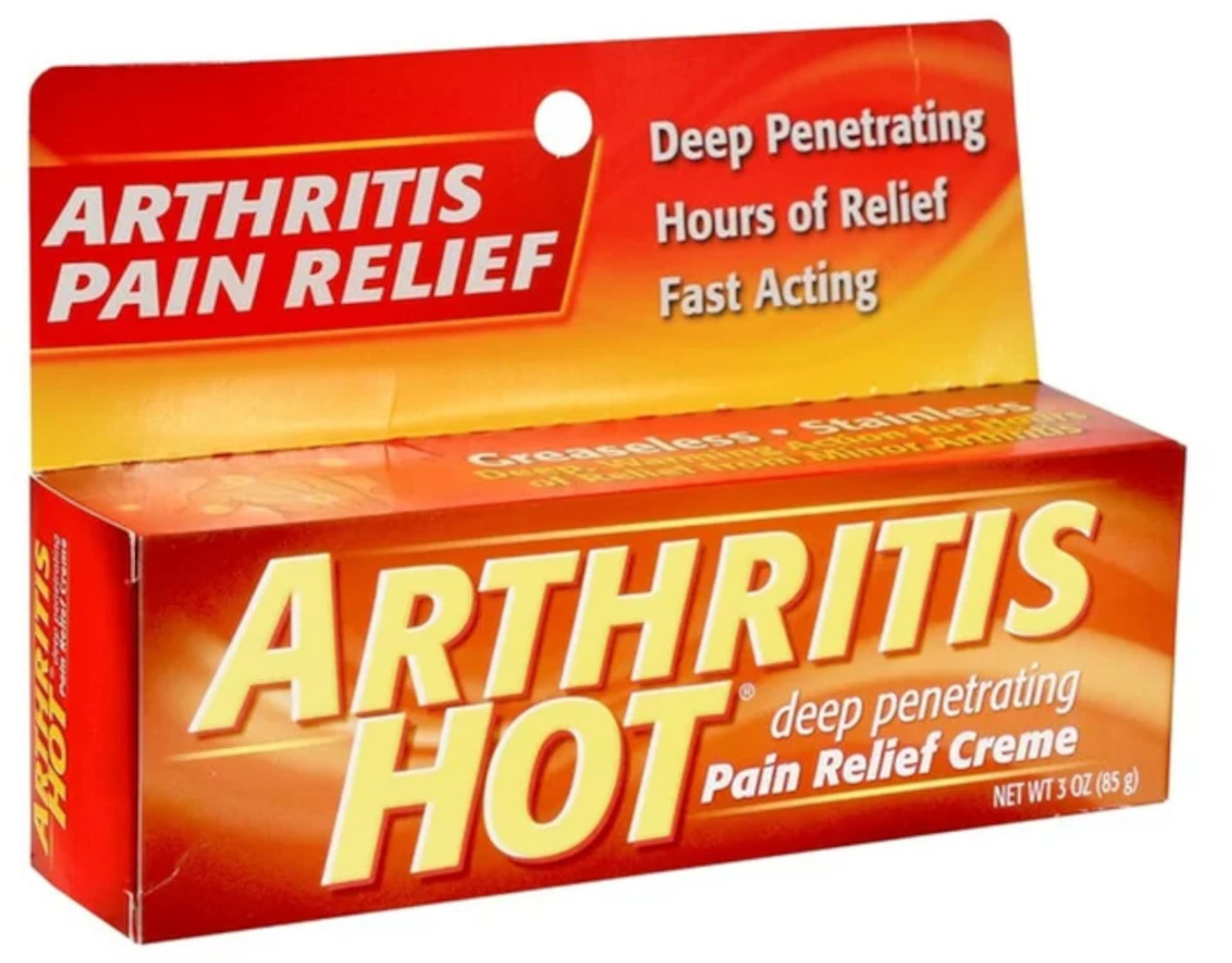 Arthritis Hot Pain Relief Creme 3 oz (Pack of 4) Arthritis Hot Au supplements