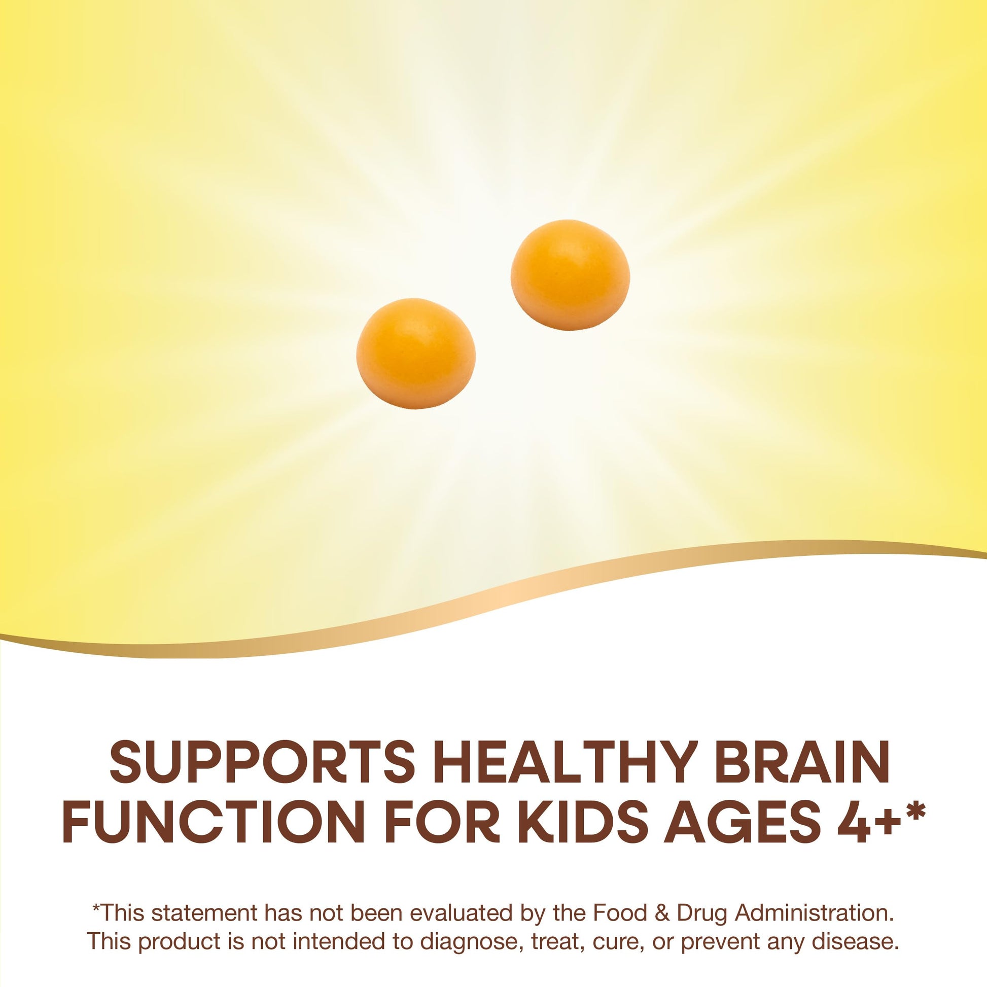 Nature's Way Kids Brain Supplement Gummies, Supports Healthy Brain Function*, Lemonade Flavored, 60 Gummies Nature's Way Au supplements