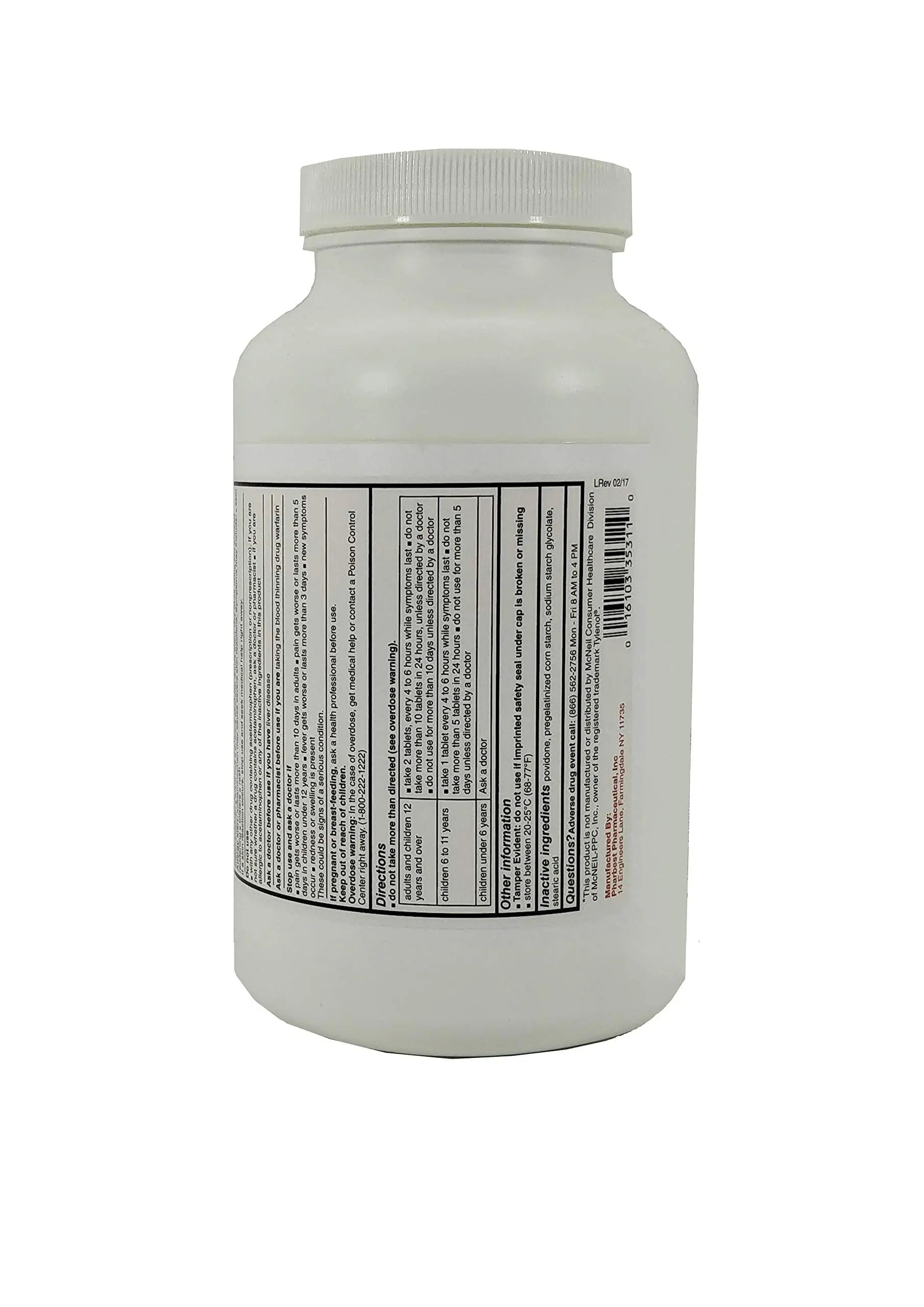 Pharbest Acetaminophen 325 mg 1000 Count Tablets Harbest Au supplements
