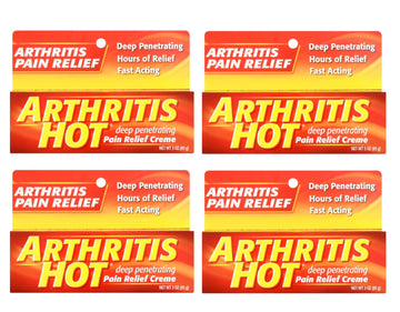 Arthritis Hot Pain Relief Creme 3 oz (Pack of 4) Arthritis Hot Au supplements