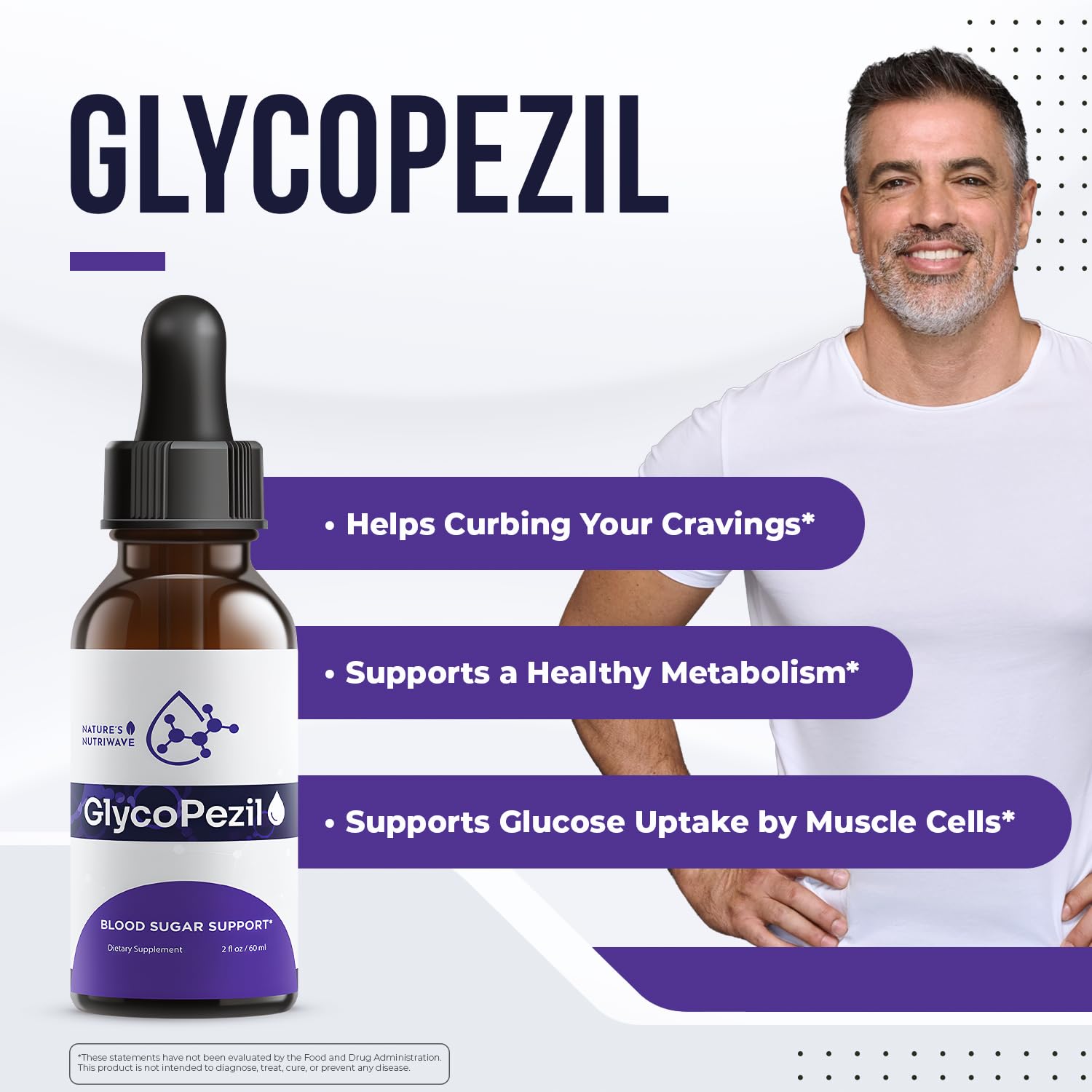 GlycoPezil – Daily Liquid Botanical Supplement with Chromium, Maca Root, Ginseng & Plant Extracts – Clean, Stimulant-Free Formula – GMP-Certifed, Non-GMO, Made in USA - 2 fl oz, 1 Month Supply Nature’s NutriWave Au supplements