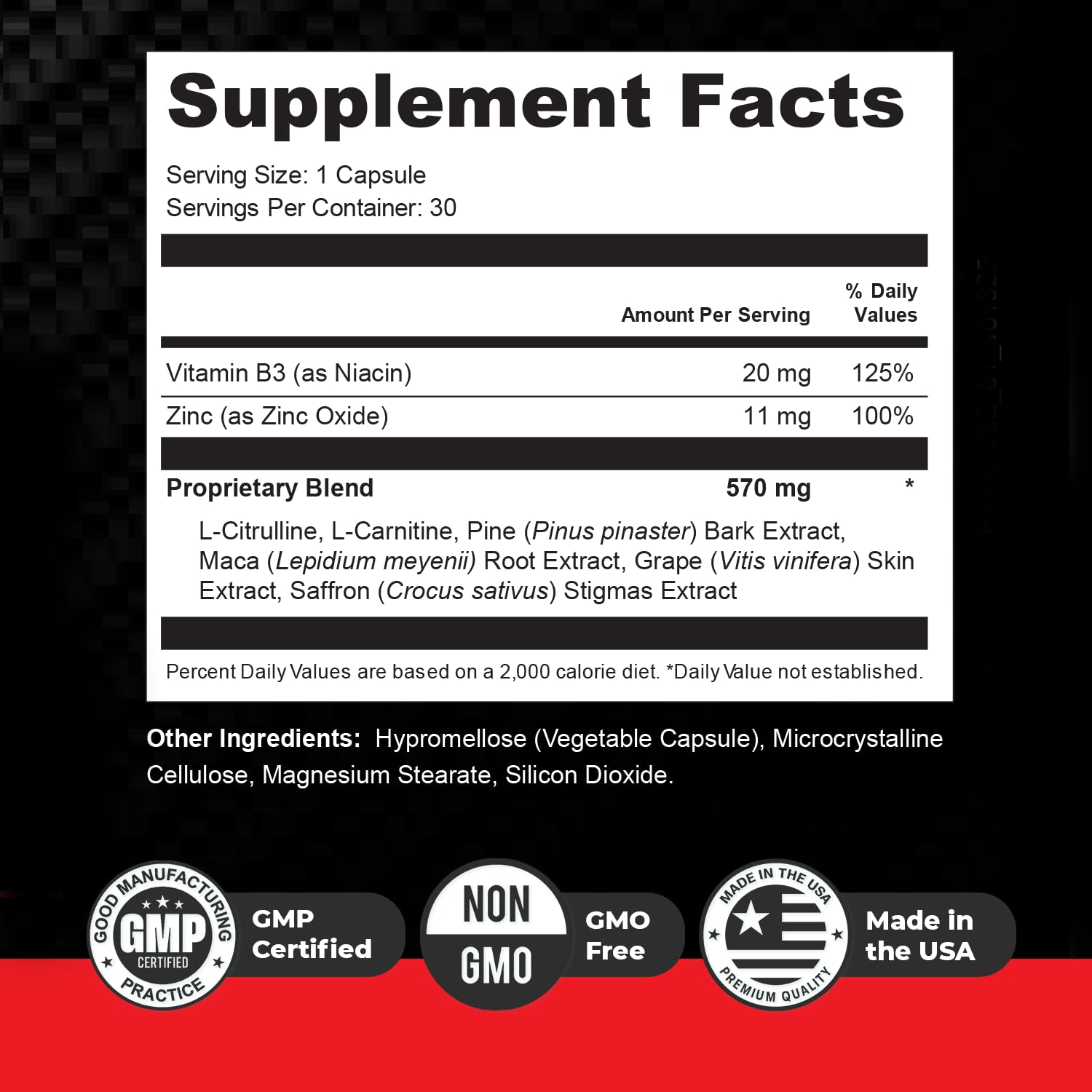 Orby EreForce – Natural Daily Wellness Supplement with L-Citrulline, L-Carnitine & Maca Root – 100% Natural, Non-GMO, GMP Certified, Made in USA – 30 Capsules, 1 Month Supply Orby Au supplements