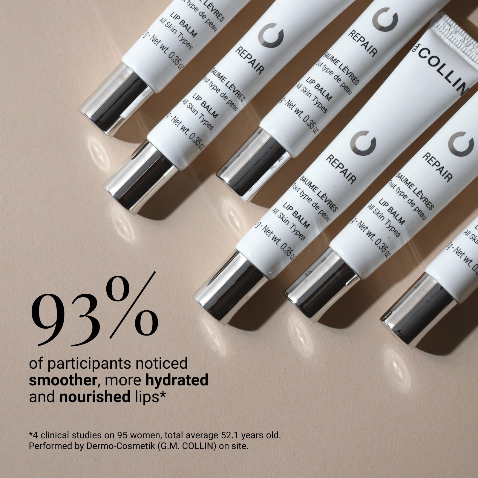 G.M. COLLIN Repair Lip Balm | Hydrating Treatment for Dry or Chapped Lips | Moisturizing Shea Butter to Soothe and Soften G.M. COLLIN Au supplements