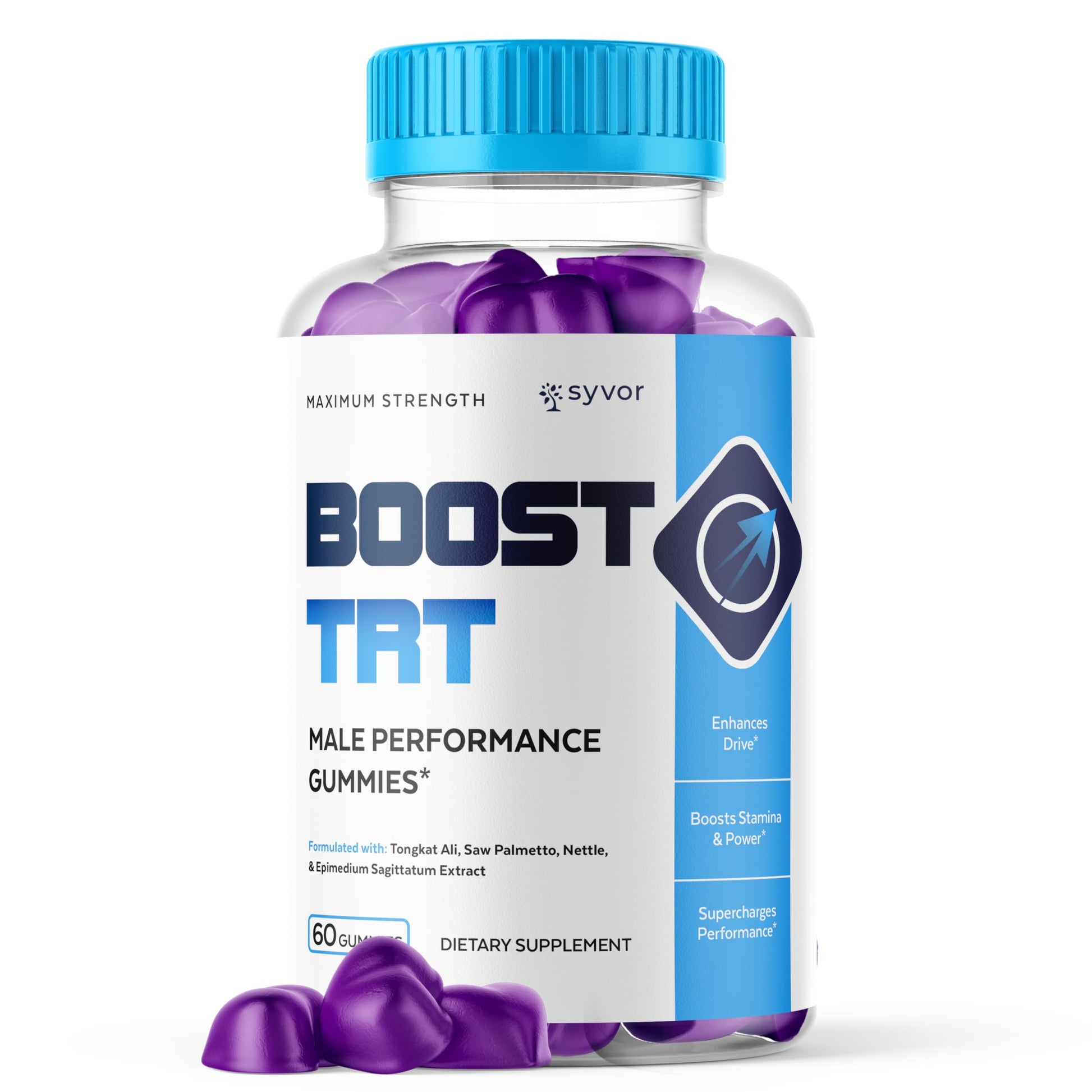 Boost TRT Gummies for Men, Official Boost TRT Male Performance Gummys with Natural Ingredients, Advanced BoostTRT Men's Gummy Supplement with Maximum Strength Premium Vitamins (60 Gummies) Syvor Au supplements