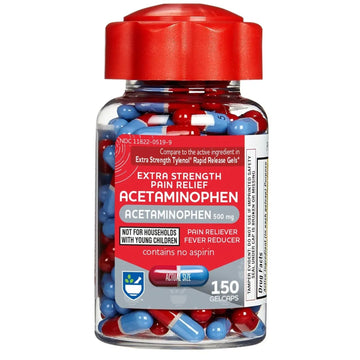 Rite Aid Extra Strength 500mg Acetaminophen Rapid Release Gelcaps - 150 Count | Joint, Muscle, Arthritis, Back Pain Relief Rite Aid Au supplements