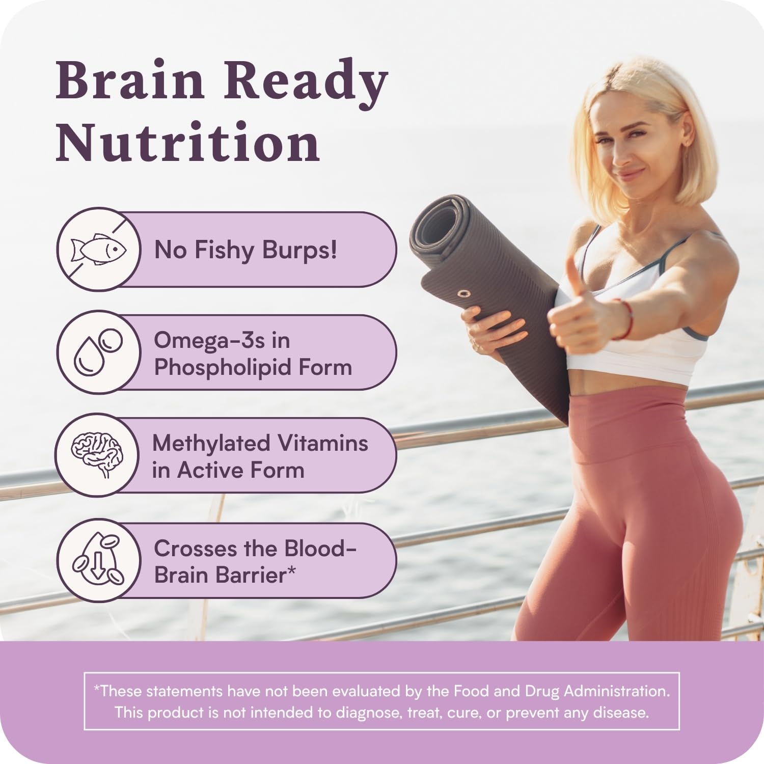 Accentrate110 - Focus Supplement - Methylated Vitamin B Complex with Omega 3 Fatty Acid Supplement - L-Methylfolate, Vitamin B12, P-5-P, Riboflavin, VIT D, – 60 Softgels (1 Month Supply) Accentrate Au supplements
