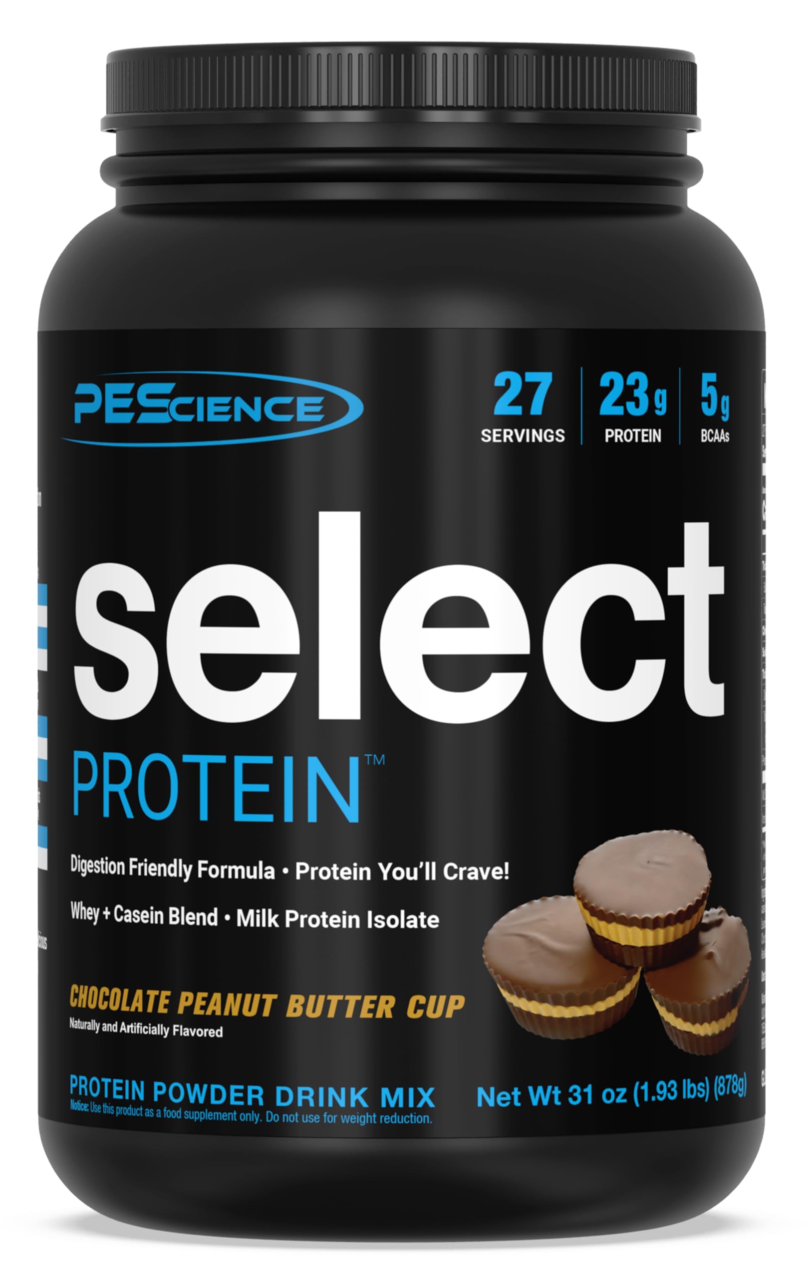 PEScience Select Low Carb Protein Powder, Chocolate Peanut Butter Cup, 27 Serving PEScience Au supplements