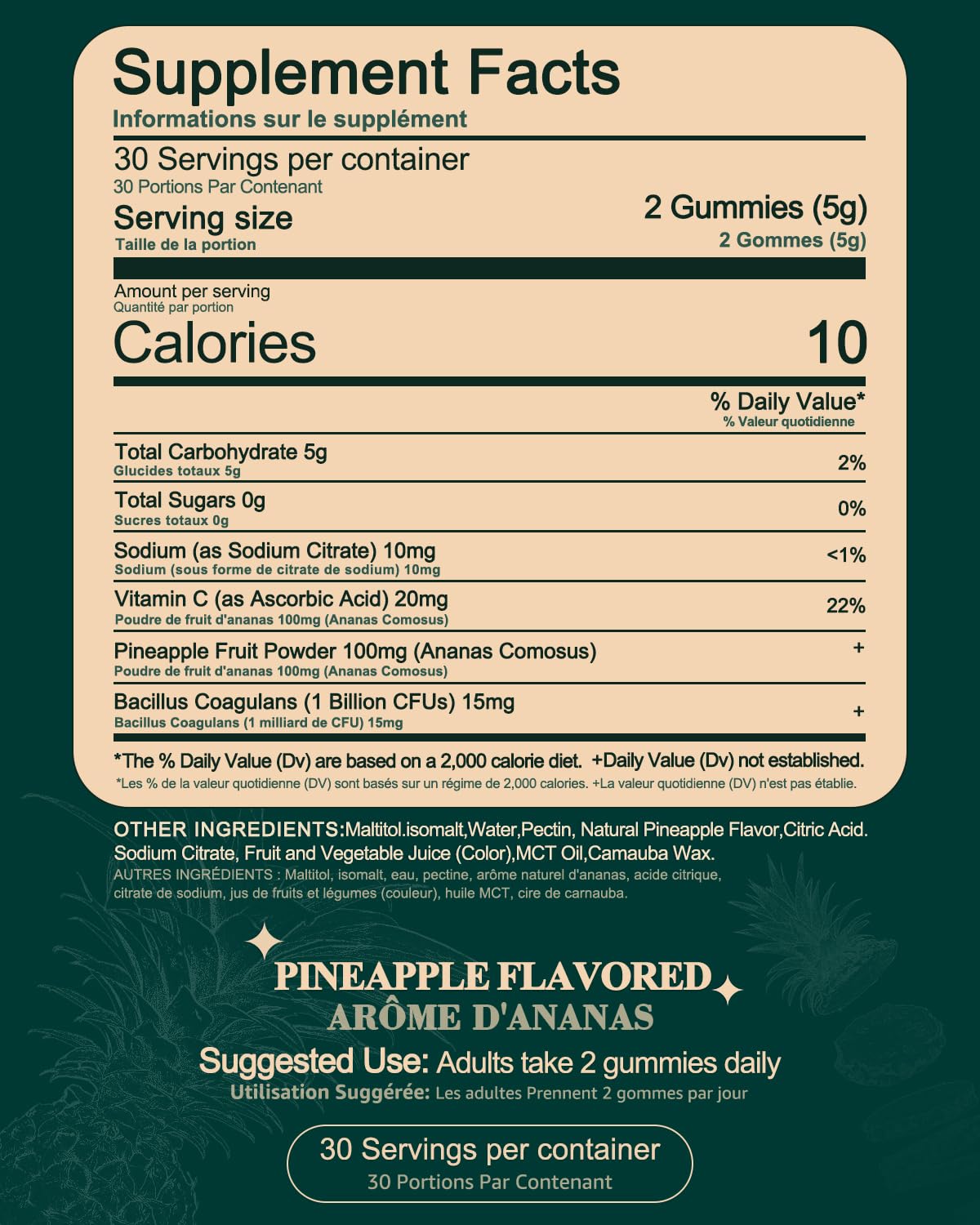 Zenvorica Premium Feminine Balance Gummies for Women - Hawaiian Pineapple pH Balance Probiotic Gummies for Odor and Flora Wellness, Immune Support, Vegan, 60 Count Zenvorica Au supplements