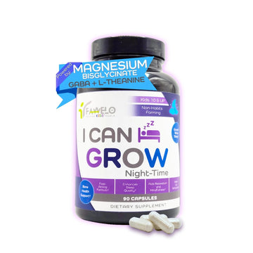 I Can Grow NightTime Kids Vitamins Multivitamin Sleep Aid | Magnesium for Kids with Magnesium Bisglycinate | Natural Calm & Recovery | Fawelo Au supplements