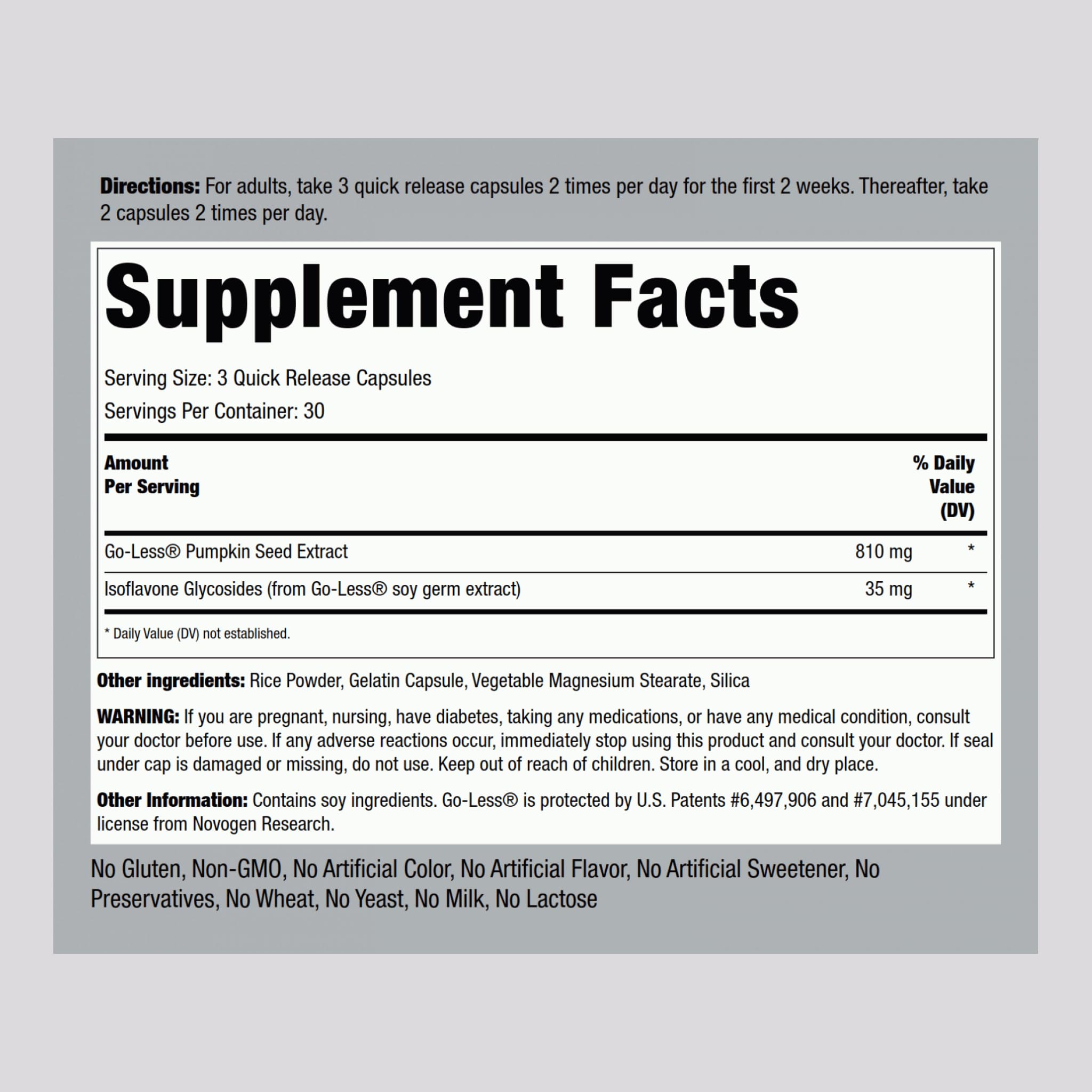 Piping Rock Bladder Control Pills for Women and Men | 90 Capsules | Maximum Strength Formula | Pumpkin Seed Extract | Non-GMO, Gluten Free Supplement Piping Rock Au supplements