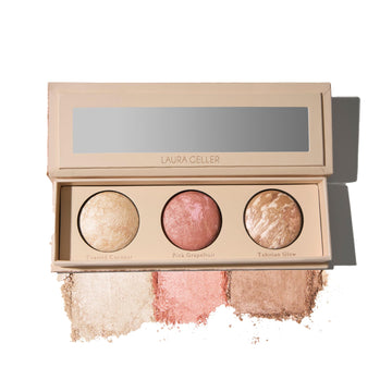 LAURA GELLER NEW YORK Geller's Greatest Lift-n-Glow Baked Trio Palette - Highlighter, Blush, Bronzer - All Skin Tones LAURA GELLER NEW YORK Au supplements