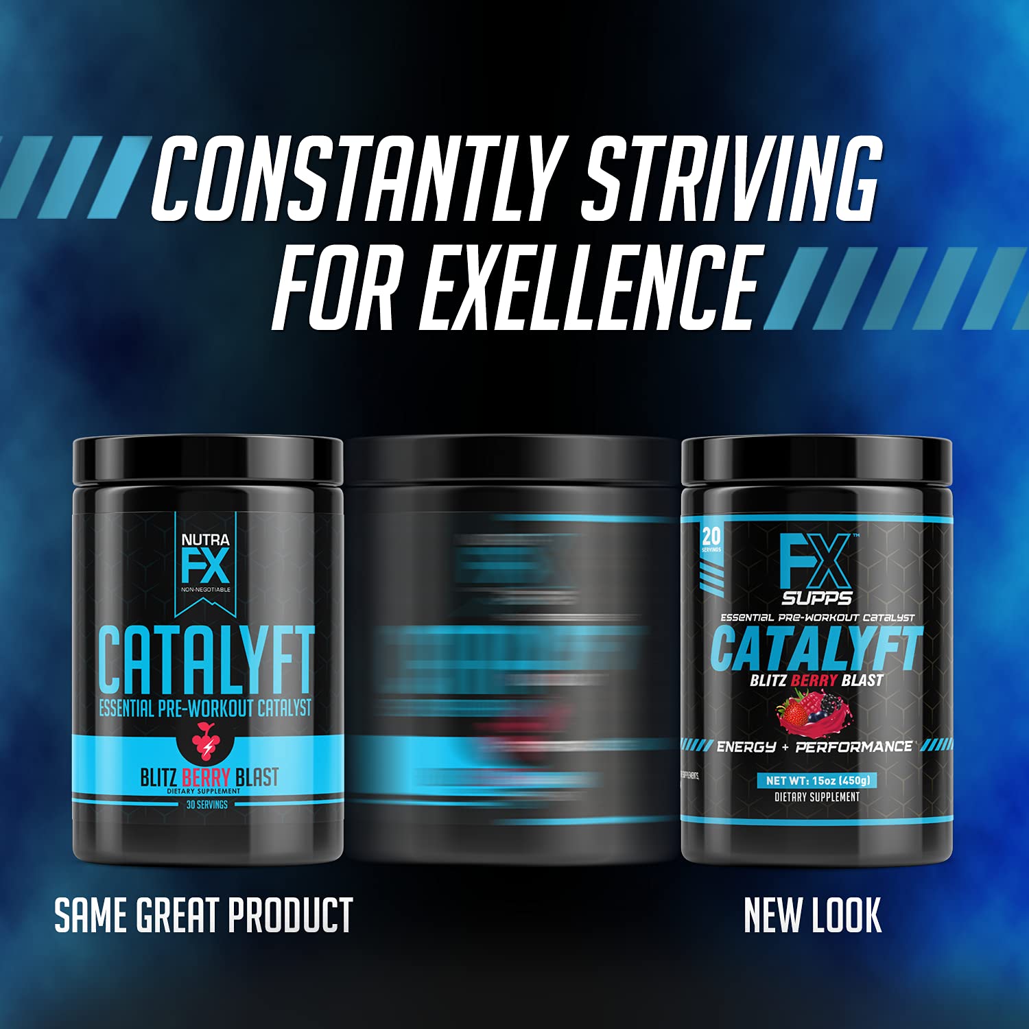 FX Supps Catalyft Pre-Workout PowderDrink for Men and Women Blitz Berry Blast Dietary FXSUPPS Au supplements