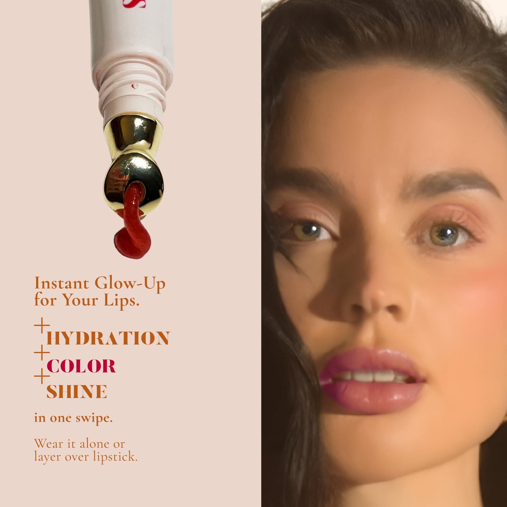 edandi ed&i OMG Cute Lips – Lip Gloss for Women with Shea Butter for Hydration, Light Shimmer, Lip Tinted High Shine Finish, Long Lasting Lip Gloss in Red Vanilla Frosting, Lightweight & Non-sticky edandi Au supplements