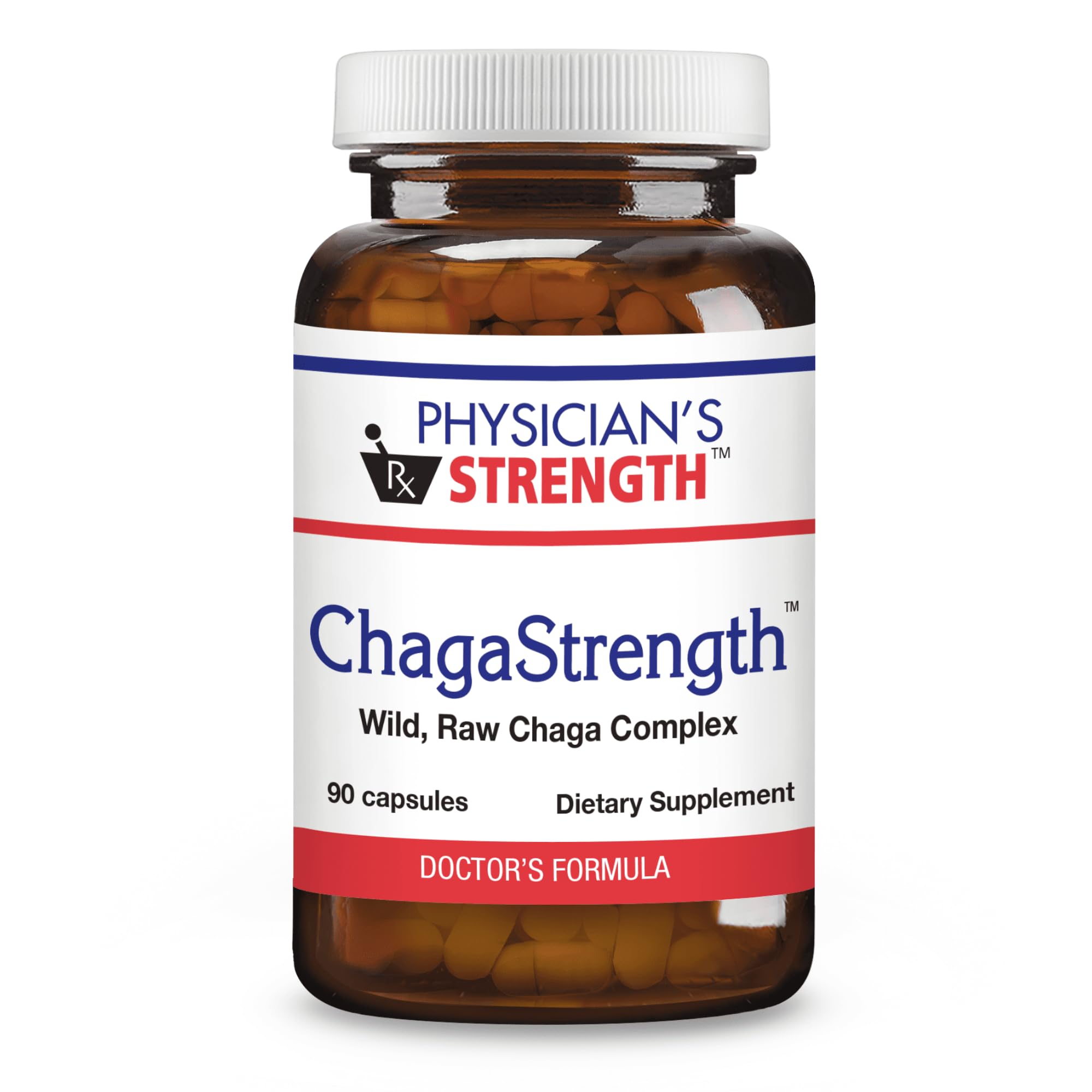Physician's Strength ChagaStrength - 90 Capsules - Wild, Raw Chaga Complex - Immune & Physical Support - Non-GMO - 90 Servings Physician's Strength Au supplements