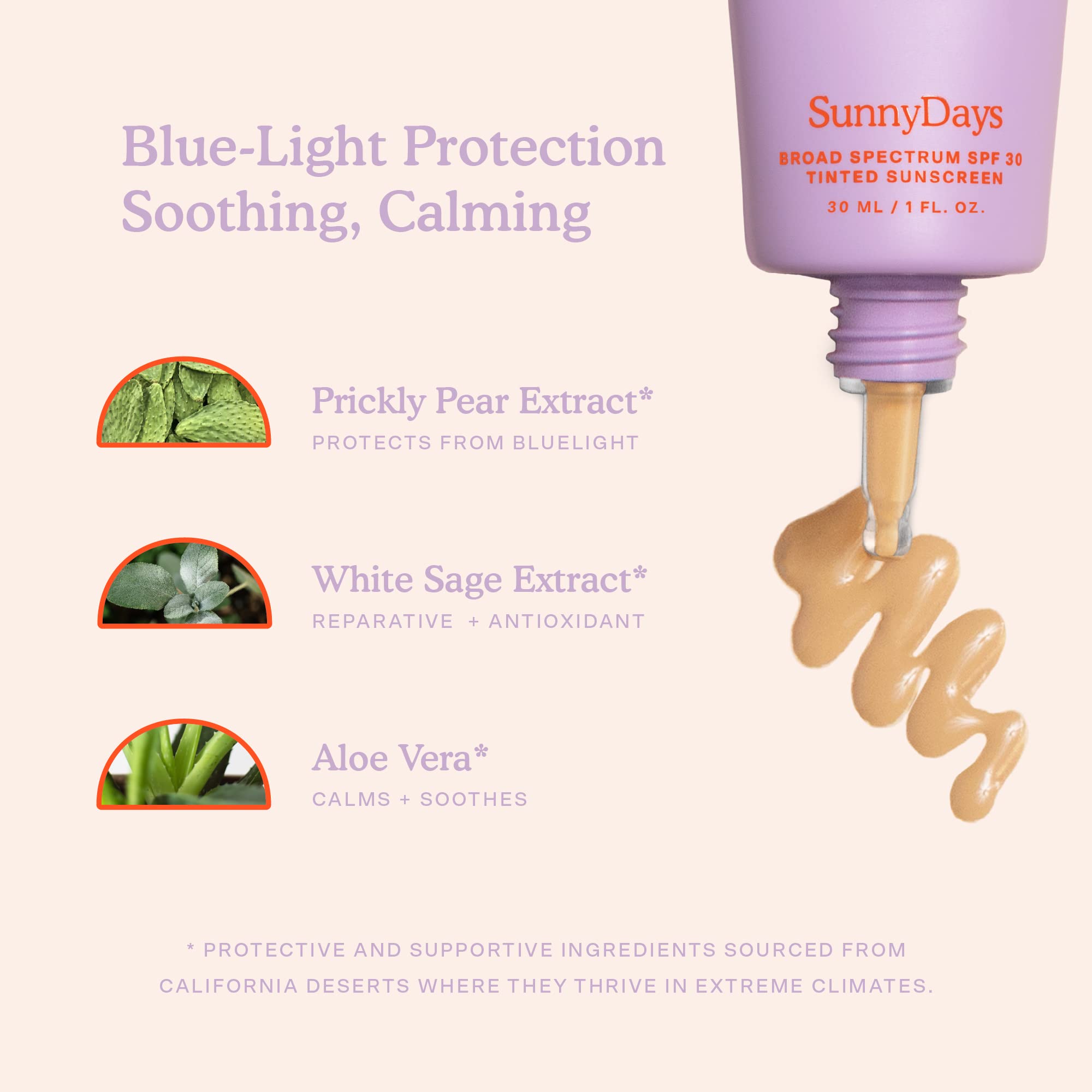 Tower 28 SunnyDays SPF 30 Tinted Moisturizer - 2-in-1 Buildable Coverage Foundation + Mineral Sunscreen for Face - Zinc Oxide, Aloe & Prickly Pear for Sensitive Skin - 15/Light Warm (1 oz) Tower 28 Au supplements
