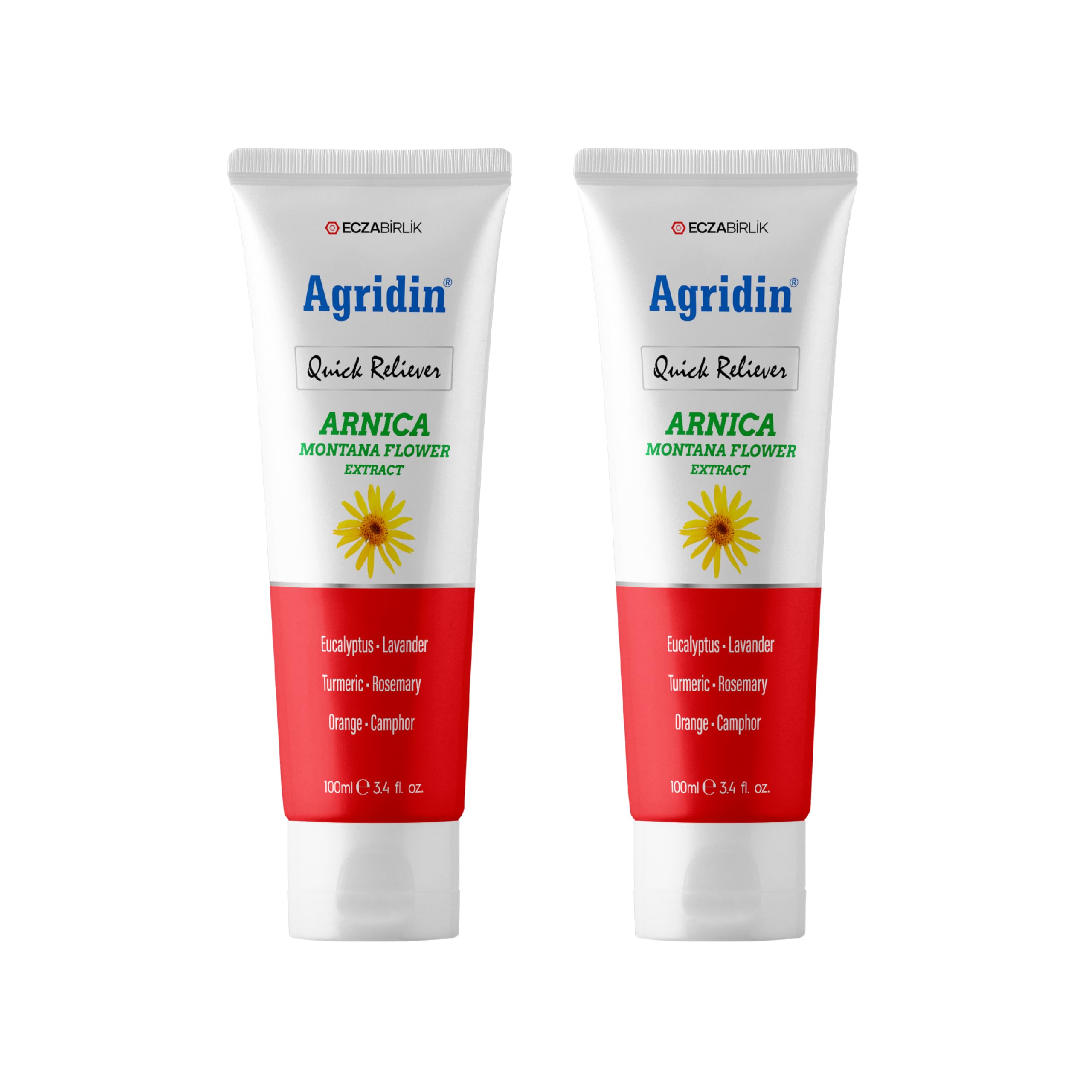 Agridin Arnica Pain Relief Cream for Joint & Muscle – Extra Strength Fast-Acting Formula – Targets Back, Knee, Neck, Hand, Foot Aches – Natural Massage Cream for Inflammation & Bruises Agridin Au supplements