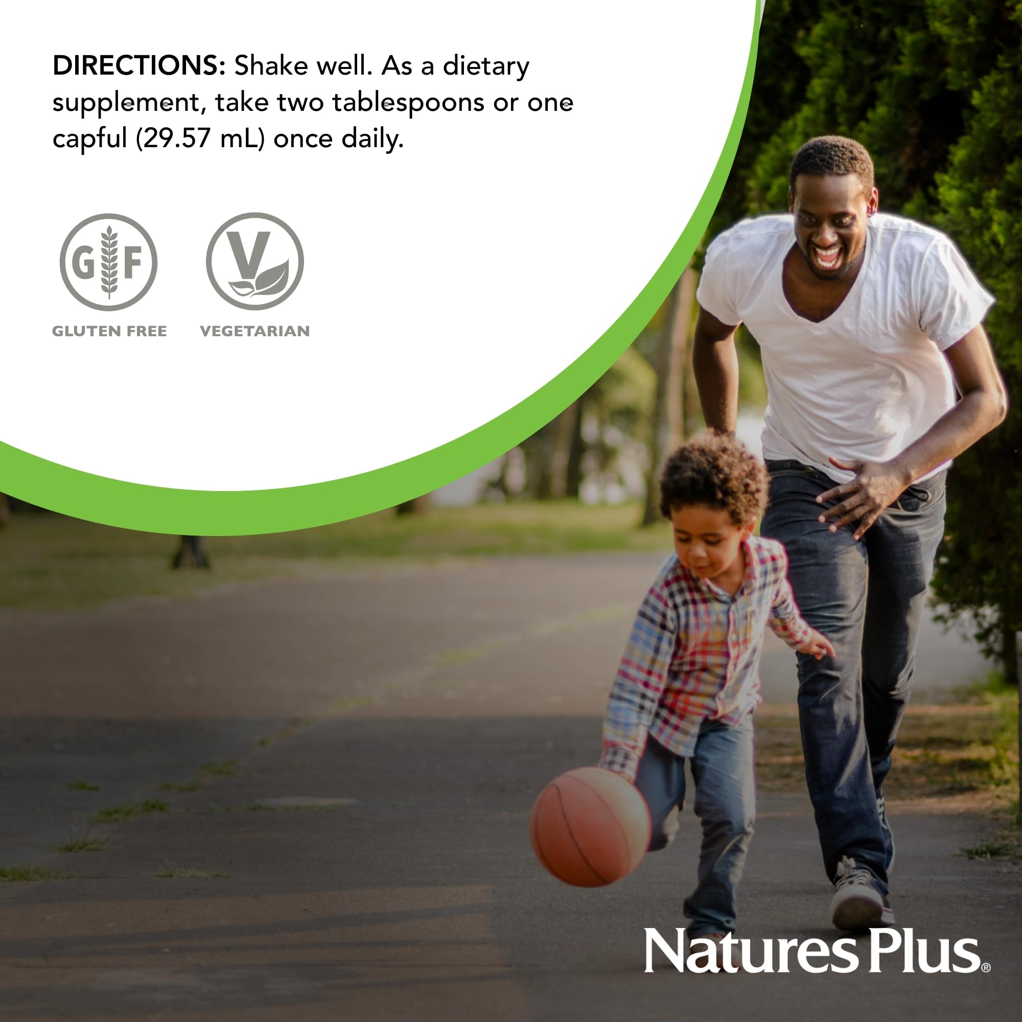 NaturesPlus Source of Life Liquid, Tropical Fruit - 8 fl oz - Multivitamin & Mineral Supplement - Gluten Free, Vegetarian - 8 Servings NaturesPlus Au supplements