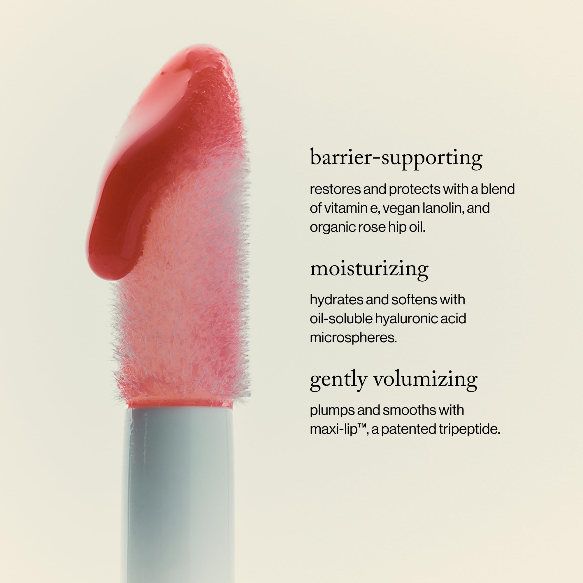 goop Beauty Hydra-Barrier Gel Gloss | Hydrating Lip Gloss to Moisturize & Plump Lips | Hyaluronic Acid & Vitamin E | Blossom - Sheer Petal Pink | 0.13 oz goop Au supplements