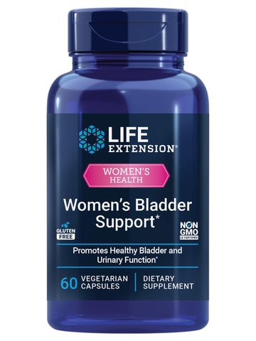 Life Extension Women's Bladder Support – for Bladder Health and Normal Urinary Frequency – Horsetail, Lindera and Three-Leaf Caper Extracts – Non-GMO – Gluten Free — 60 Vegetarian Capsules Life Extension Au supplements