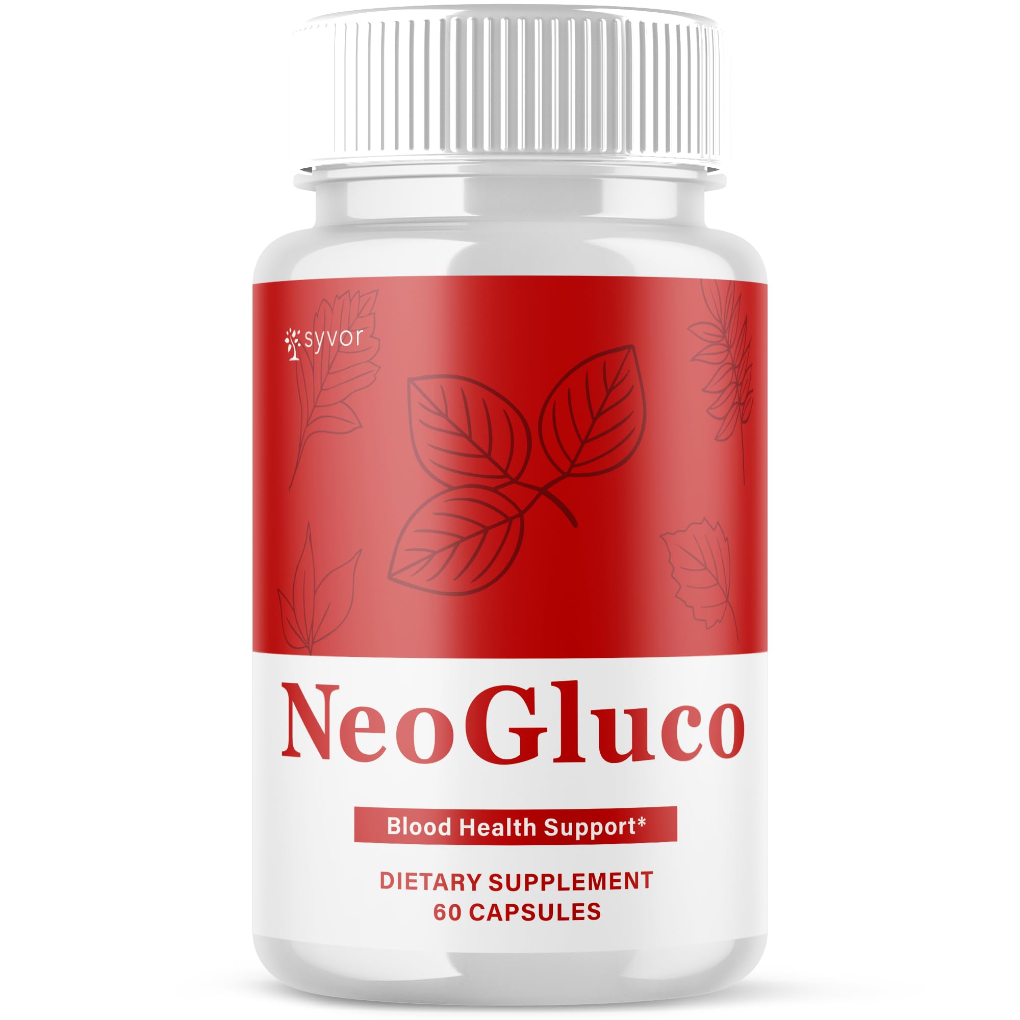 NeoGluco Capsules, Official NeoGluco Glycogen Support Pills with All Natural Ingredients, Advanced Formula Health Supplement with Maximum Strength Premium Vitamins for Women & Men (60 Capsules) Syvor Au supplements
