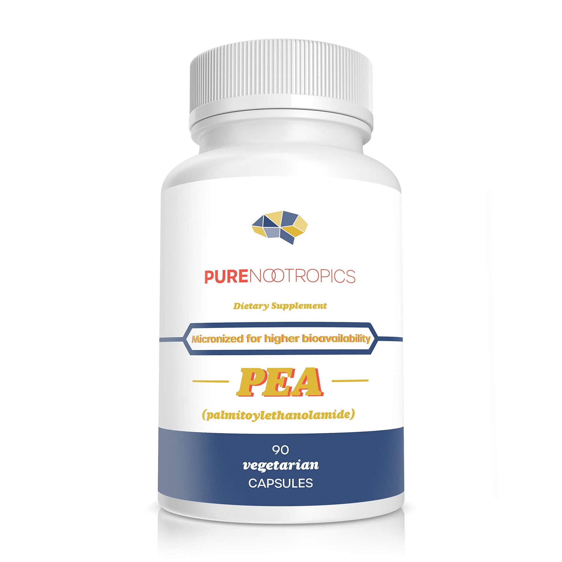 Pure Nootropics - Palmitoylethanolamide (Micronized Pea) 400 mg Capsules | 90 Veg Caps Value Pack | Supports Relief from Occasional Discomfort | Supports Immune System Pure Nootropics Au supplements