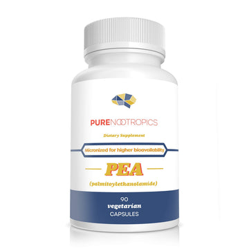 Pure Nootropics - Palmitoylethanolamide (Micronized Pea) 400 mg Capsules | 90 Veg Caps Value Pack | Supports Relief from Occasional Discomfort | Supports Immune System Pure Nootropics Au supplements