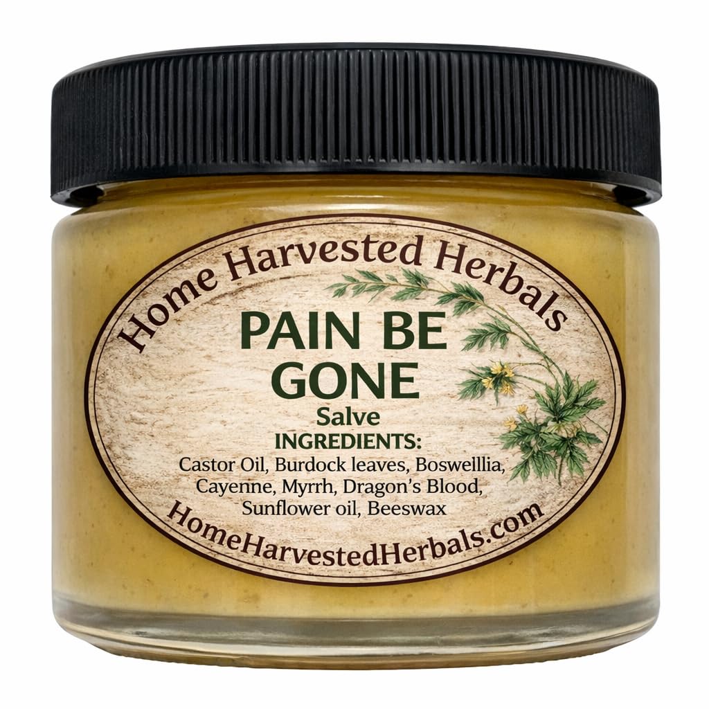 Pain Relief Herbal Salve – 2 oz – Home Harvested Herbals – Natural Relief for Aches, Muscles & Joint Discomfort Home Harvested Herbals Au supplements