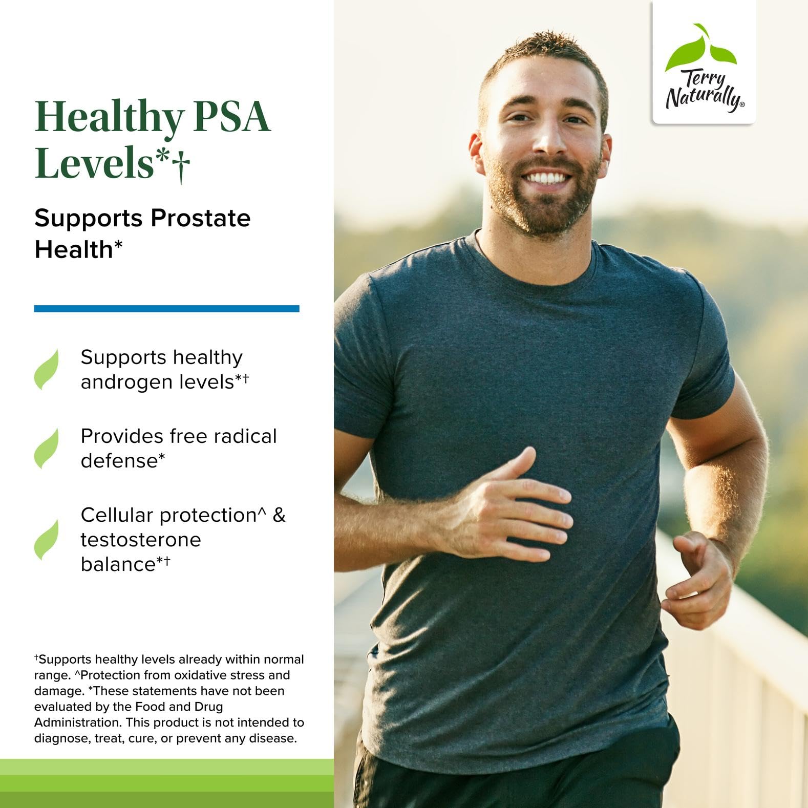 Terry Naturally Healthy PSA Levels - Dietary Supplement for Healthy Prostate & Hormone Balance Support - Herbal Supplement with Curcumin, Turmeric Essential Oil & Grape Seed Extract - 60 Softgels Terry Naturally Au supplements