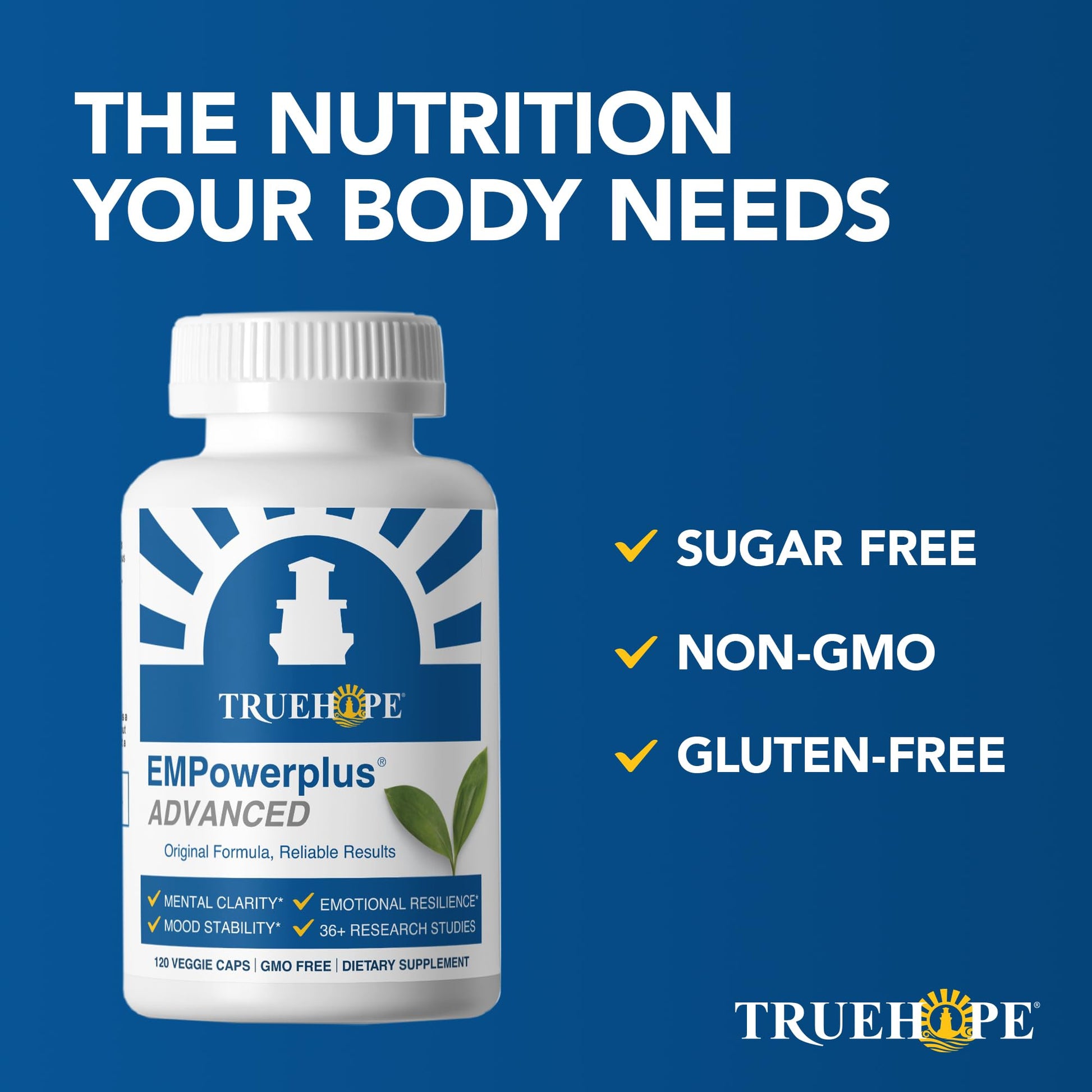 Truehope EMPowerplus Advanced Multivitamin for Women & Men - Broad-Spectrum Multivitamins & Chelated Minerals | 1000% Better Absorption | 37 Research Studies & 28 Years of Success | 30 Day Supply Truehope Au supplements
