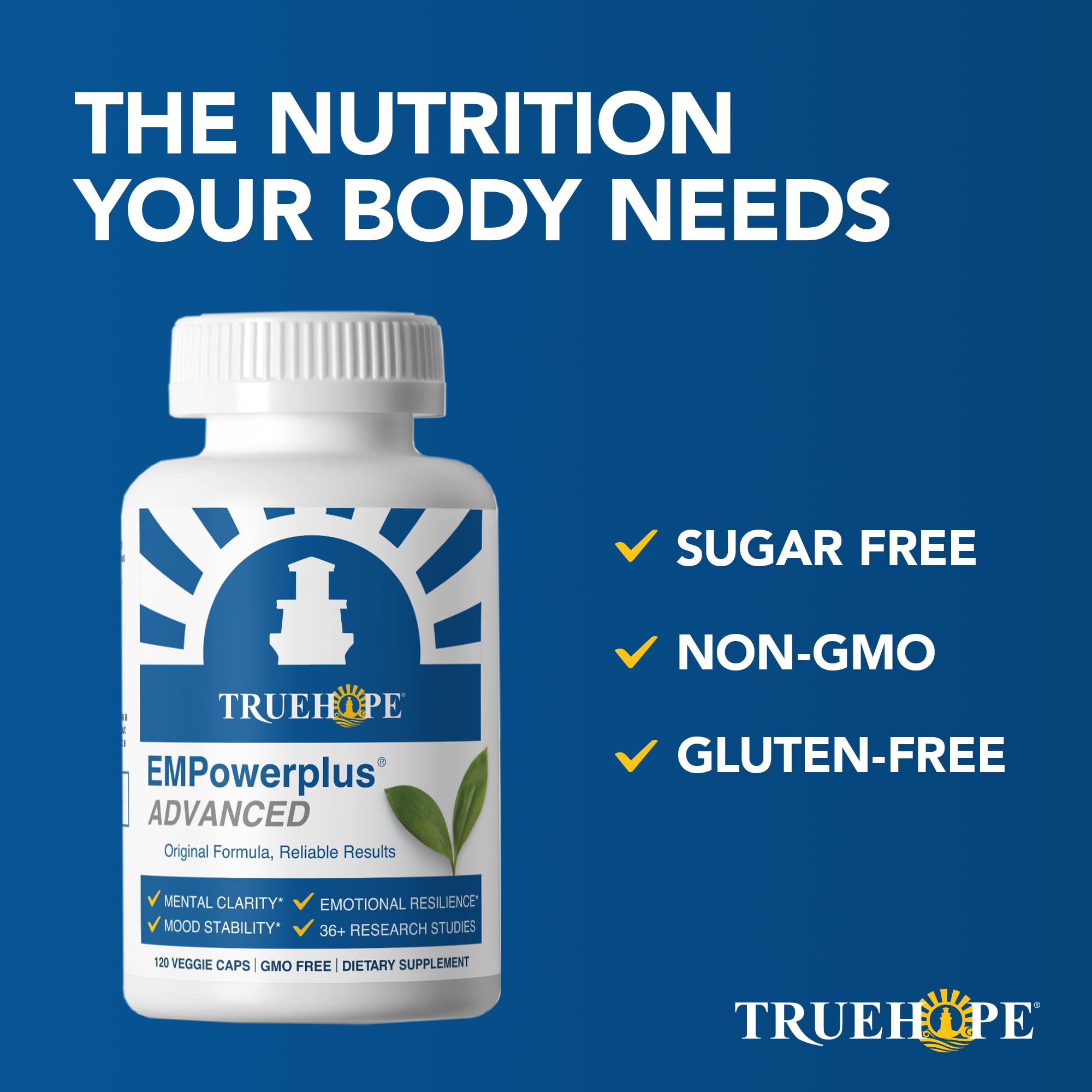 Truehope EMPowerplus Advanced Multivitamin for Women & Men - Broad-Spectrum Multivitamins & Chelated Minerals | 1000% Better Absorption | 37 Research Studies & 28 Years of Success | 30 Day Supply Truehope Au supplements