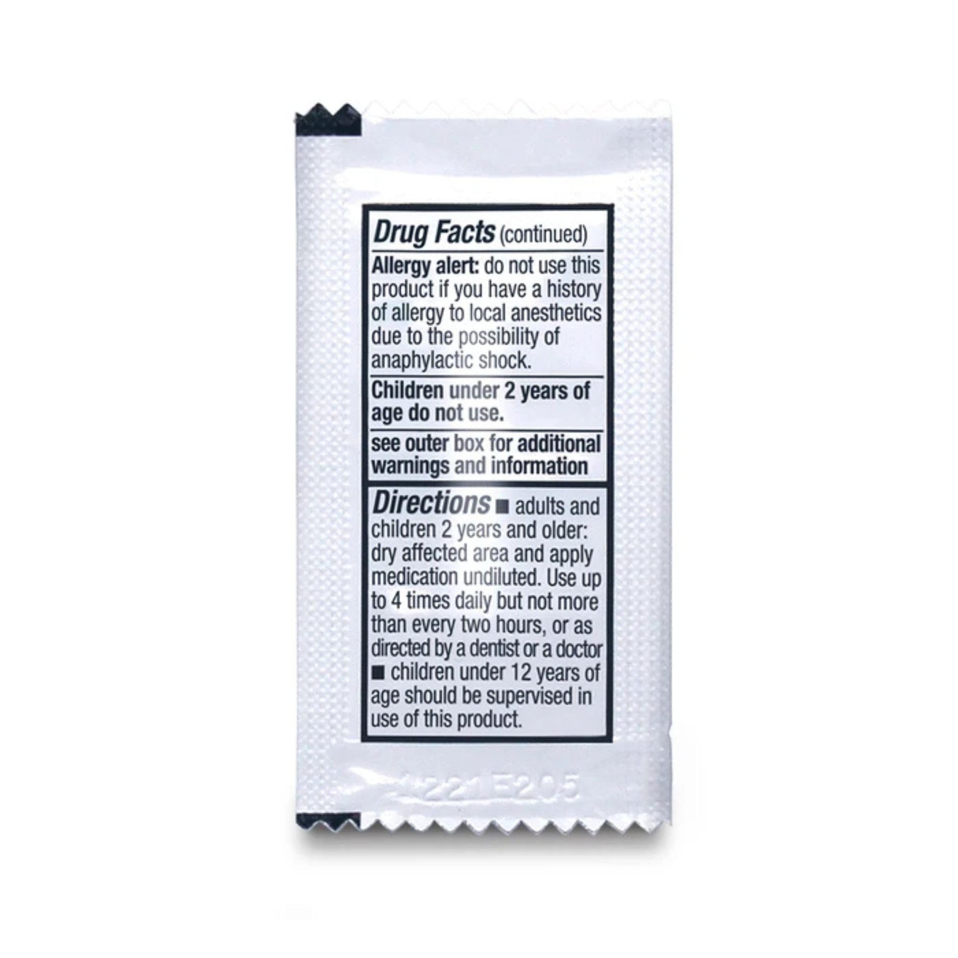 Safetec Oral Pain Relief, .75 g Packets, Box of 144 Safetec Au supplements