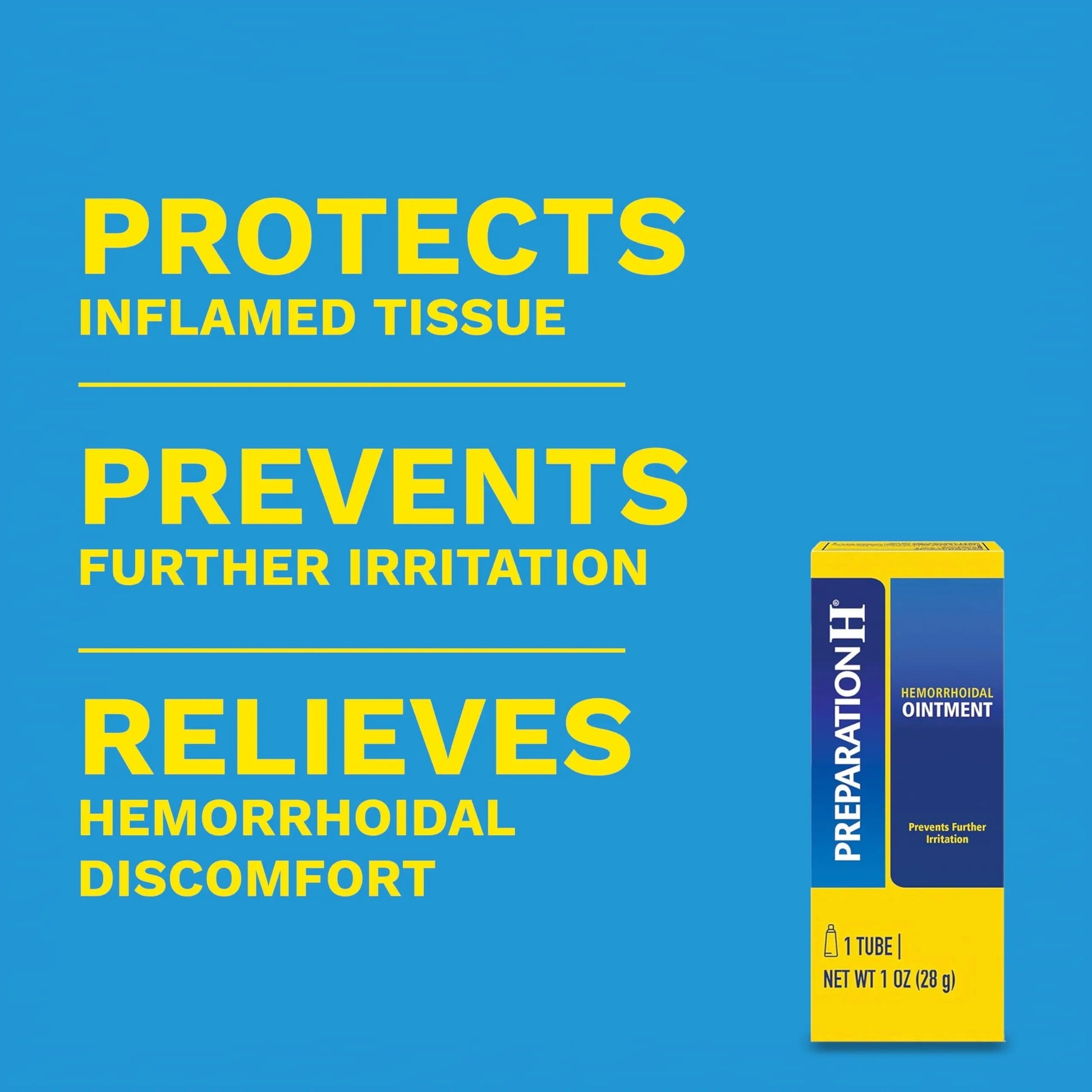 Preparation H Hemorrhoid Ointment, Itching, Burning and Discomfort Relief - 1 Oz Tube Preparation H Au supplements